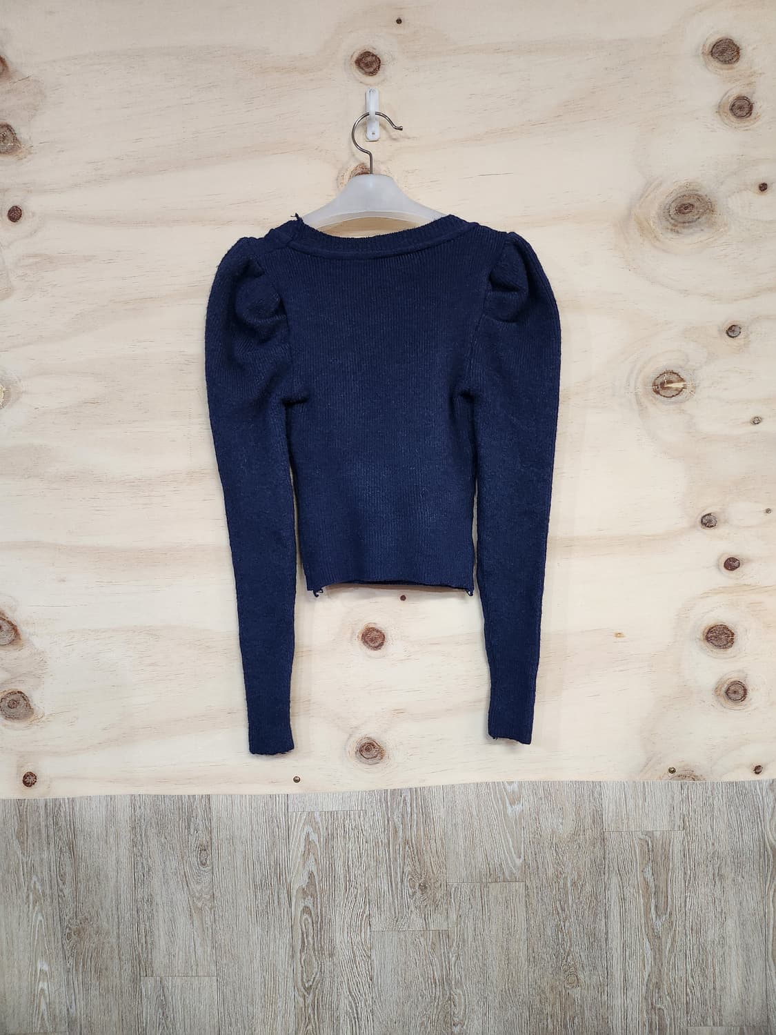 646) 여성 퍼프 긴팔 니트티 상품이미지2