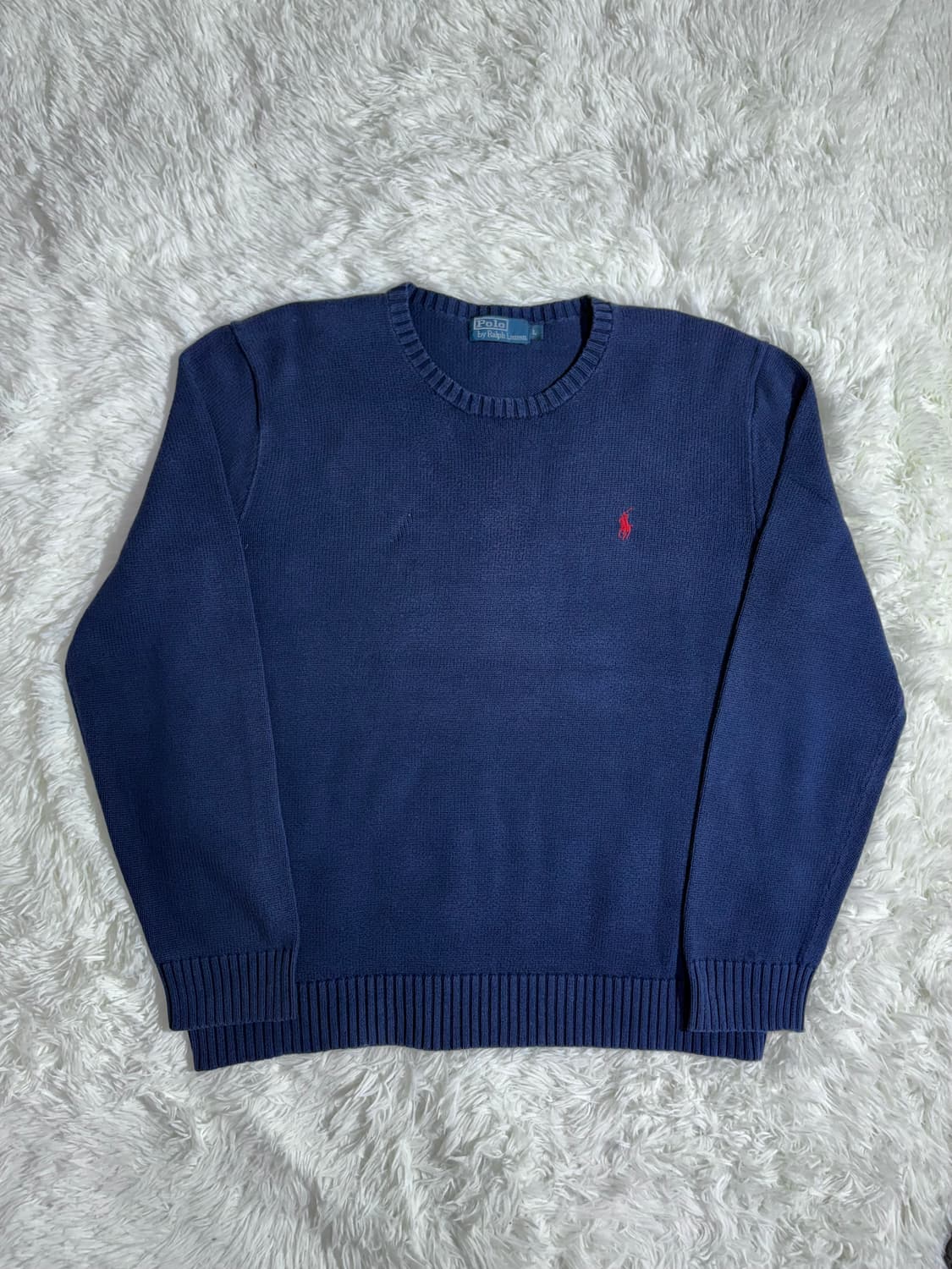 폴로 랄프로렌 네이비 포니 라운드 니트  상품이미지4