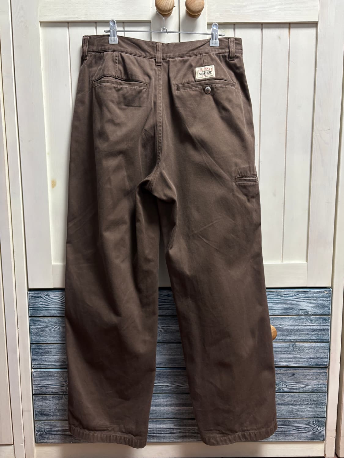 스투시 워크 팬츠 30사이즈 브라운 상품이미지3