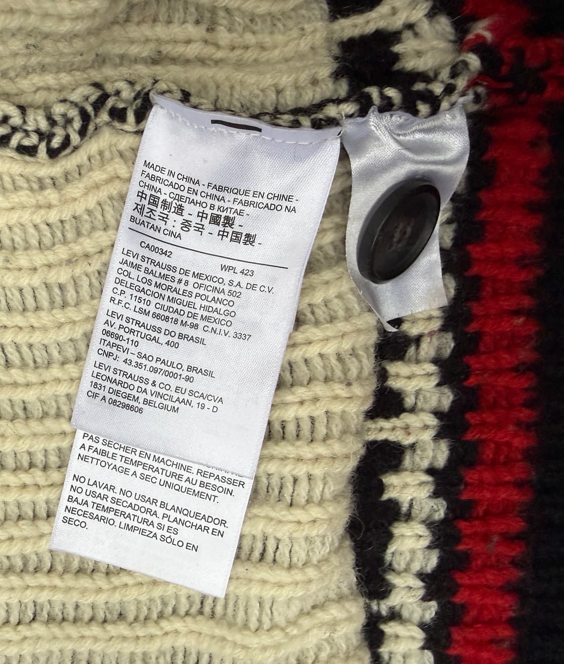 리바이스 나바호 가디건 L 상품이미지4