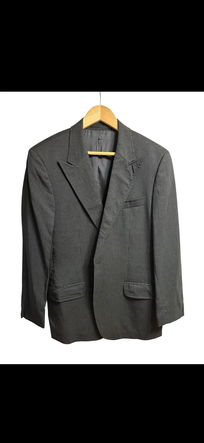 휴고보스(hugo boss) 스트라이프 블랙 싱글블레이져 자켓50size 상품이미지2