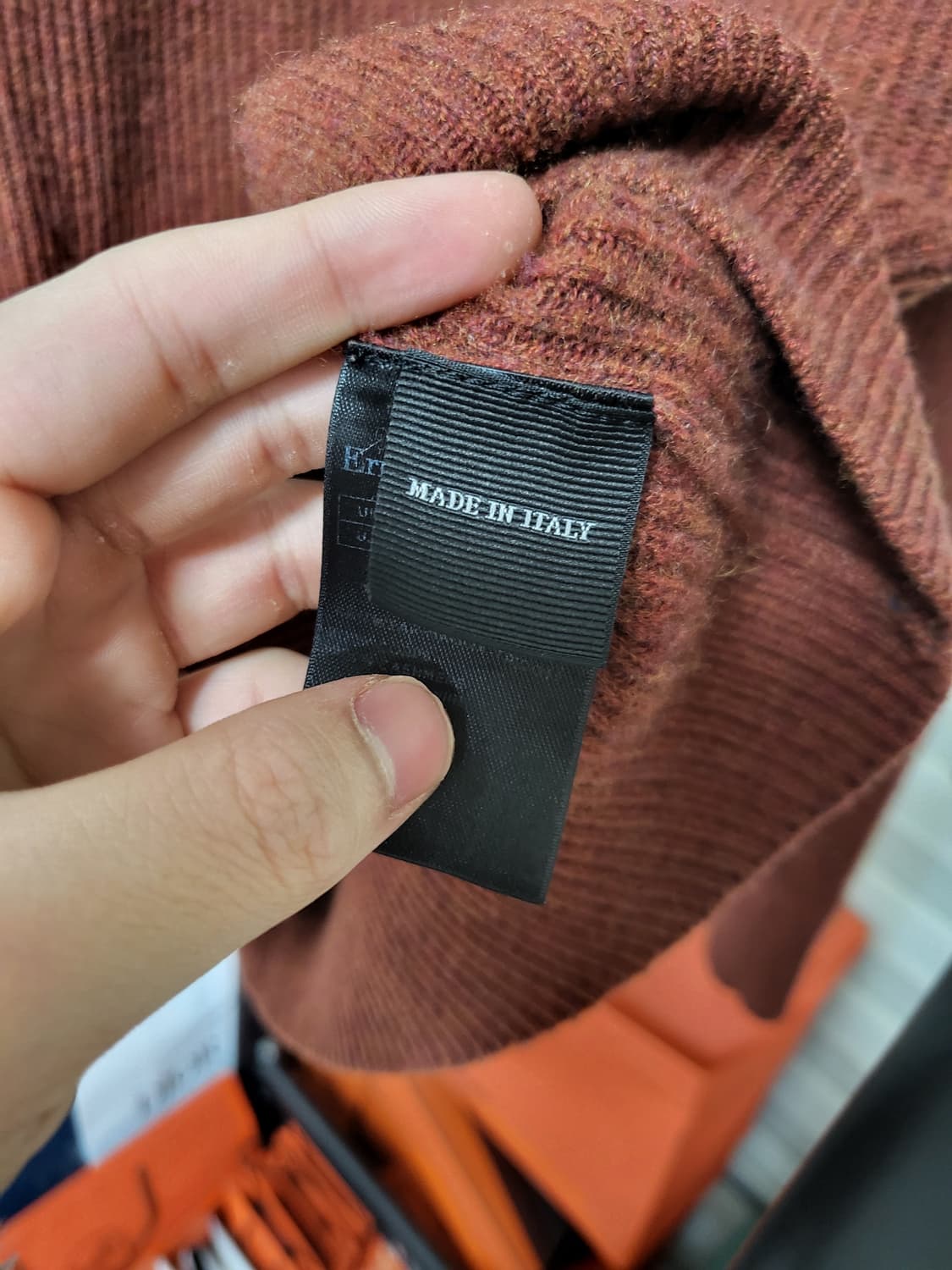 에르메네질도 제냐 신형 캐시미어 니트집업 상품이미지4