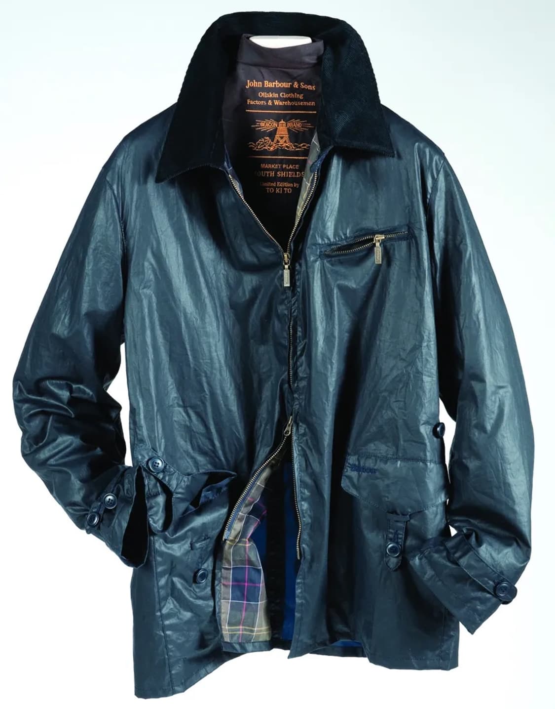 바버  토키토 Barbour To Ki To 왁스 드라이빙 써머 자켓 상품이미지3