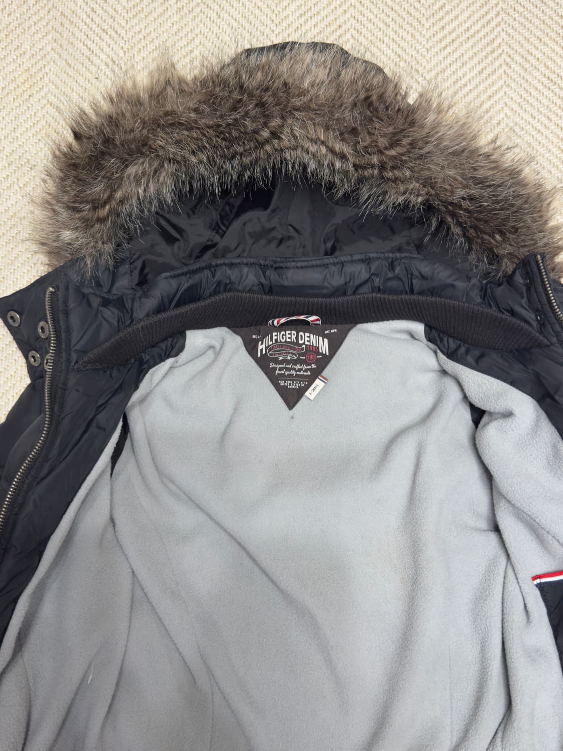 Tommy Hilfiger 타미힐피거 허얇 덕다운 패딩자켓 상품이미지4