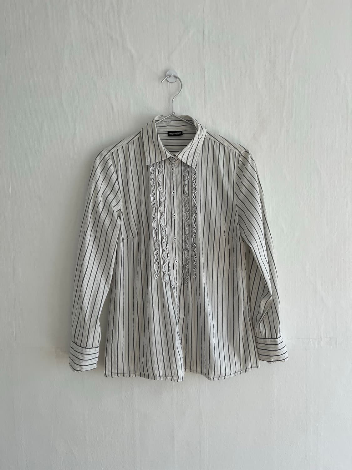 실버 스트라이프 셔츠 (유럽 빈티지) 상품이미지1