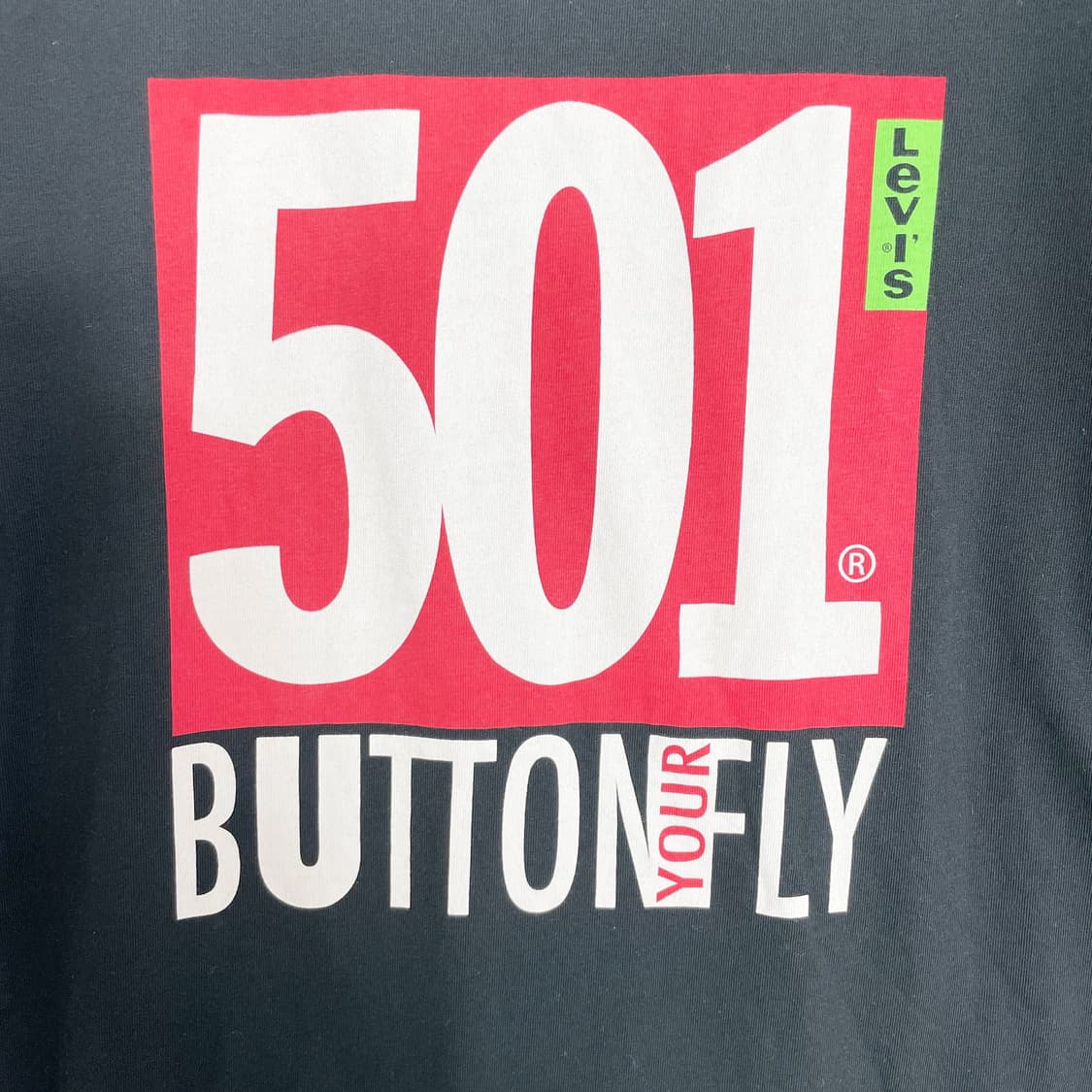 D2 리바이스 501그래픽 크루넥 반팔 티셔츠 XL사이즈 상품이미지4