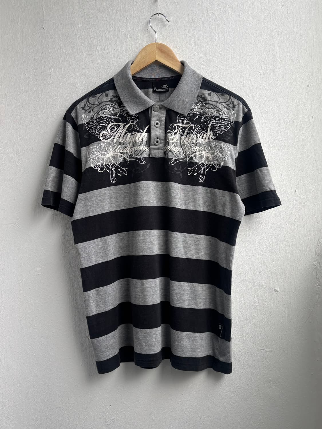 Majah flavah Graphic Stripe Top 상품이미지1