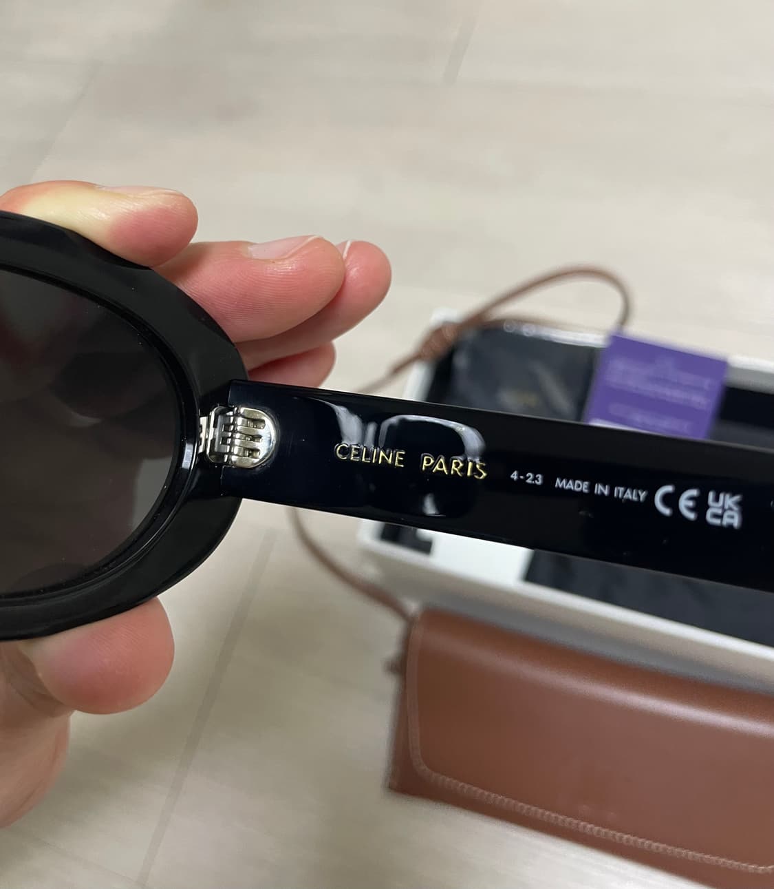 셀린느 아세테이트 트리옹프 01 선글라스 블랙 상품이미지6