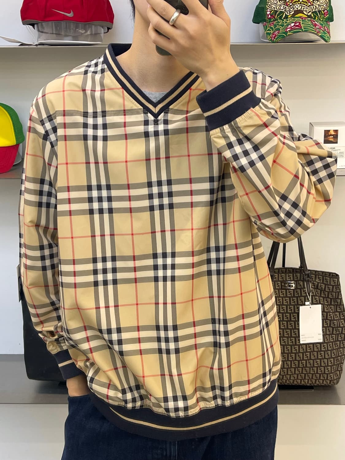 버버리 90s 노바 체크 웜업 상품이미지1