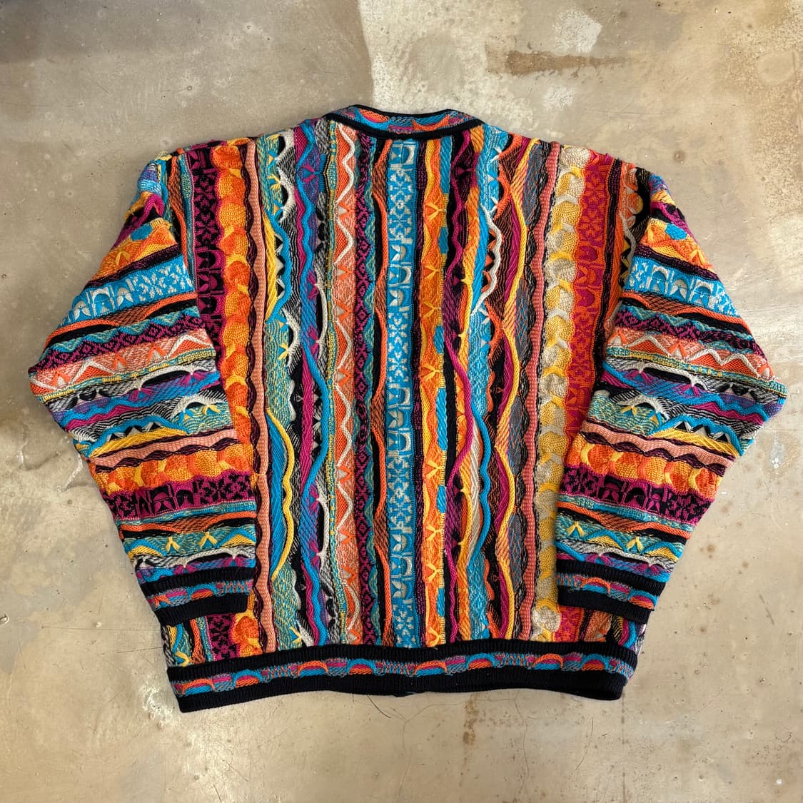 S 쿠지st 빈티지 케이블 니트 가디건 상품이미지3