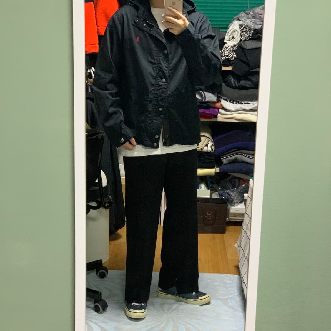 폴로 랄프로렌 블랙 후드자켓 상품이미지4