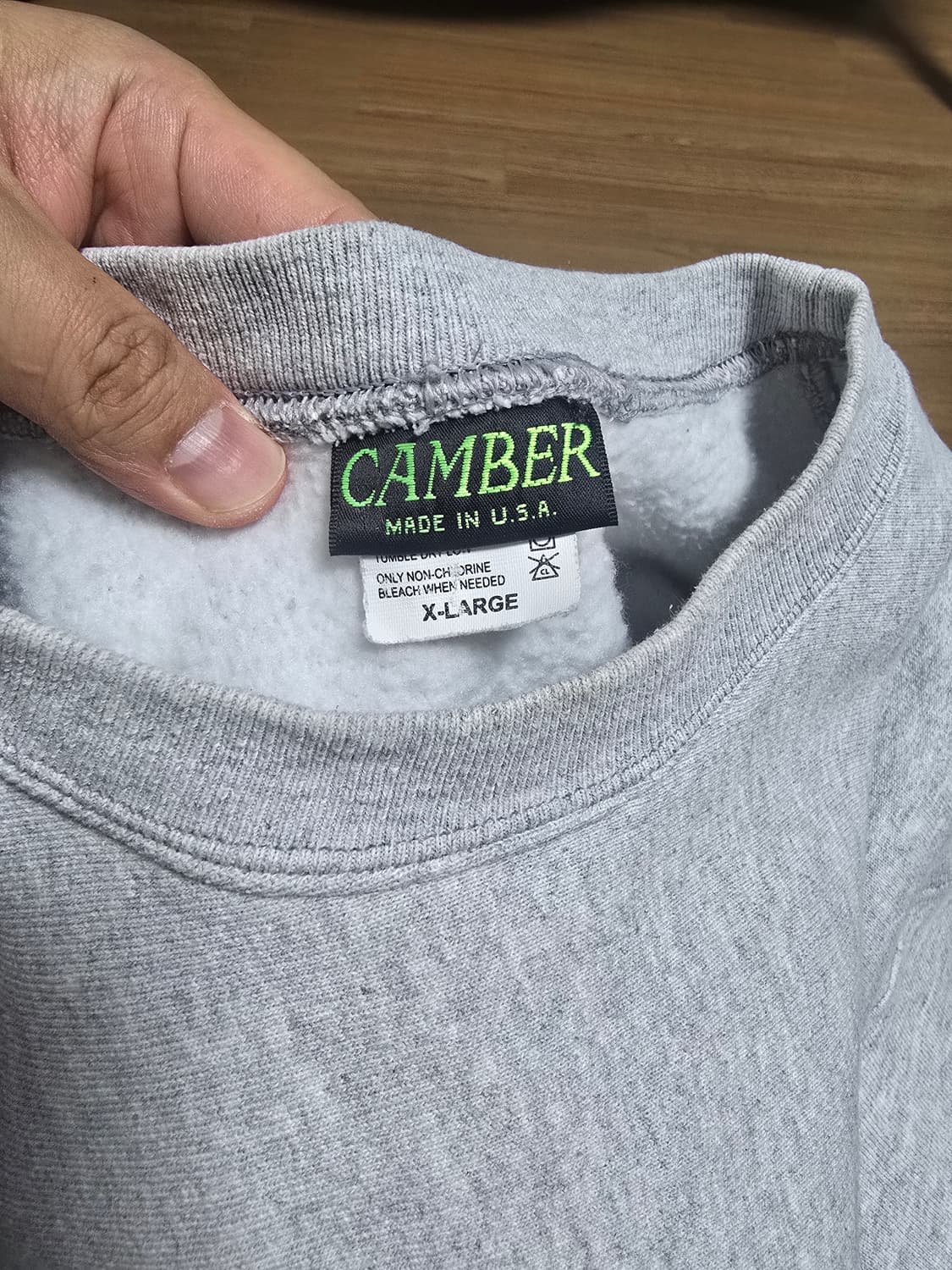 캠버 스웻 그레이 XL 상품이미지2