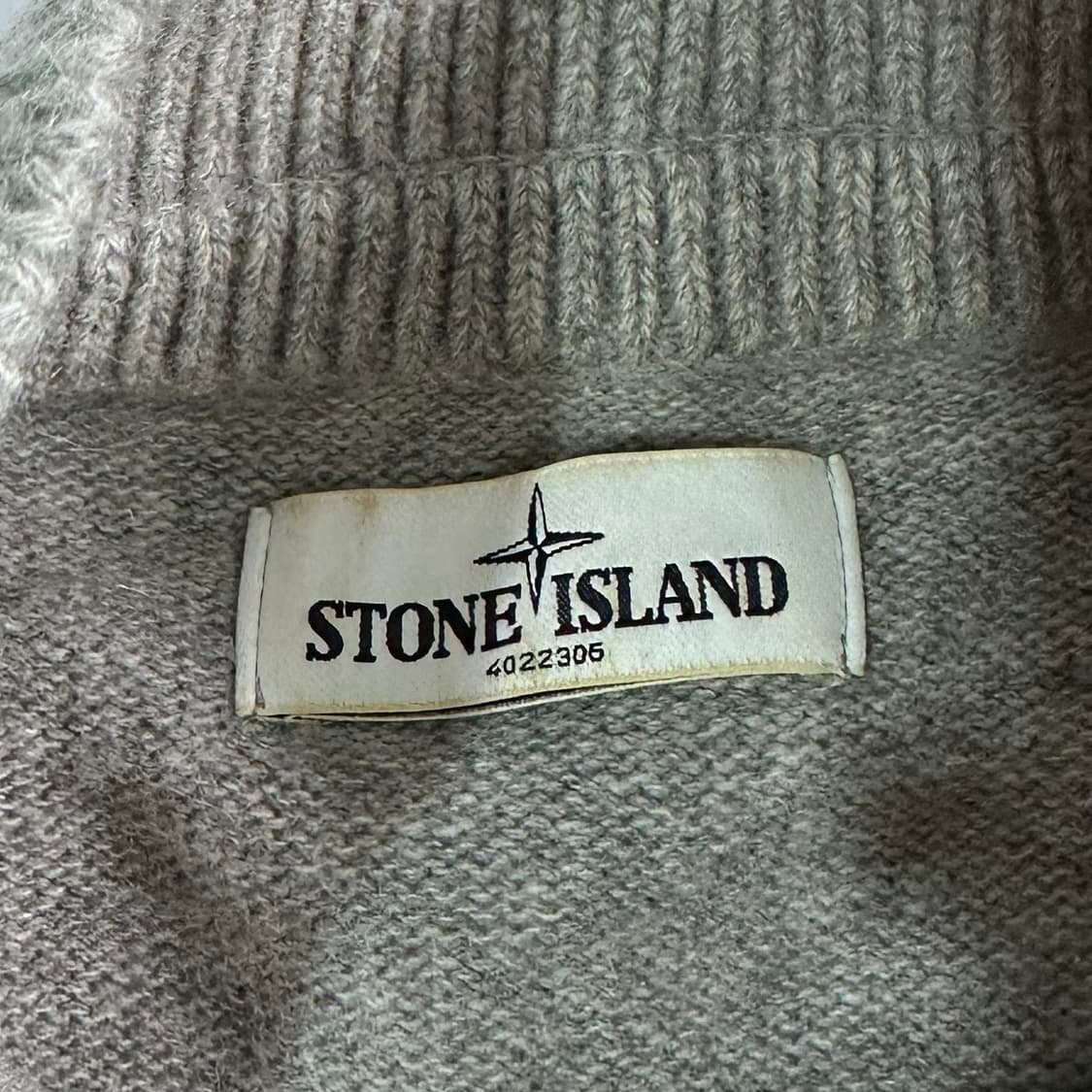 스톤아일랜드 그레이 울 버튼 반집업 상품이미지7