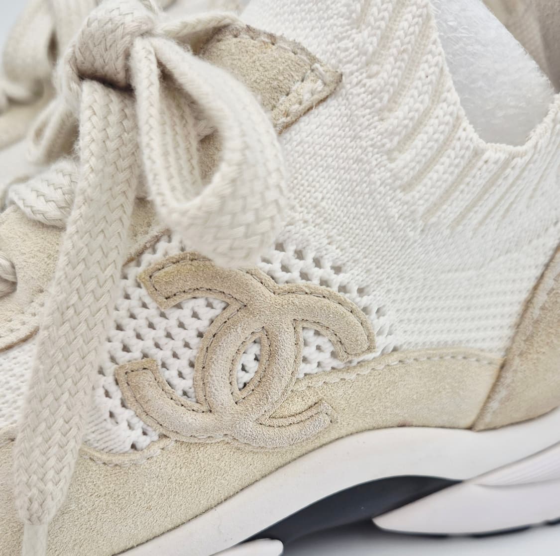 샤넬 니트 스웨이드 스니커즈 G38750 상품이미지6