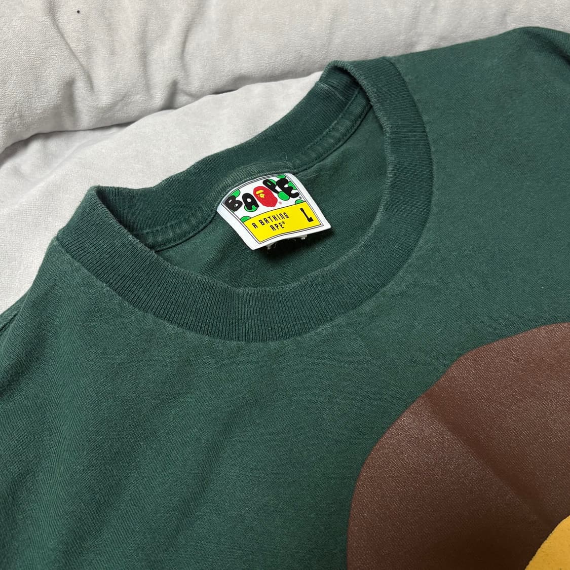 베이프 빅헤드 반팔 그린L 상품이미지3