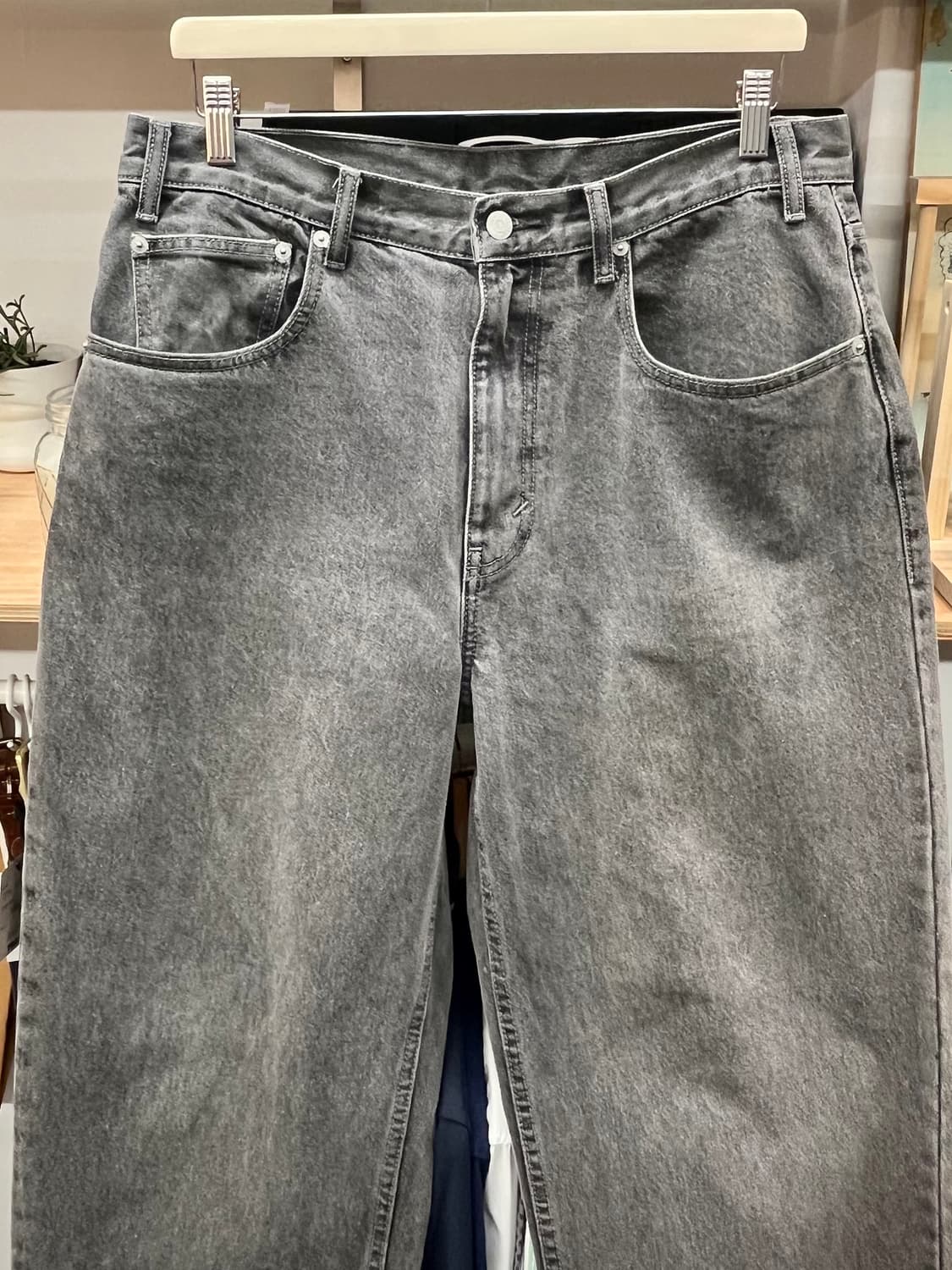 [34~35] 디스이즈네버댓 릴렉스핏 그레이 데님진 L 상품이미지2