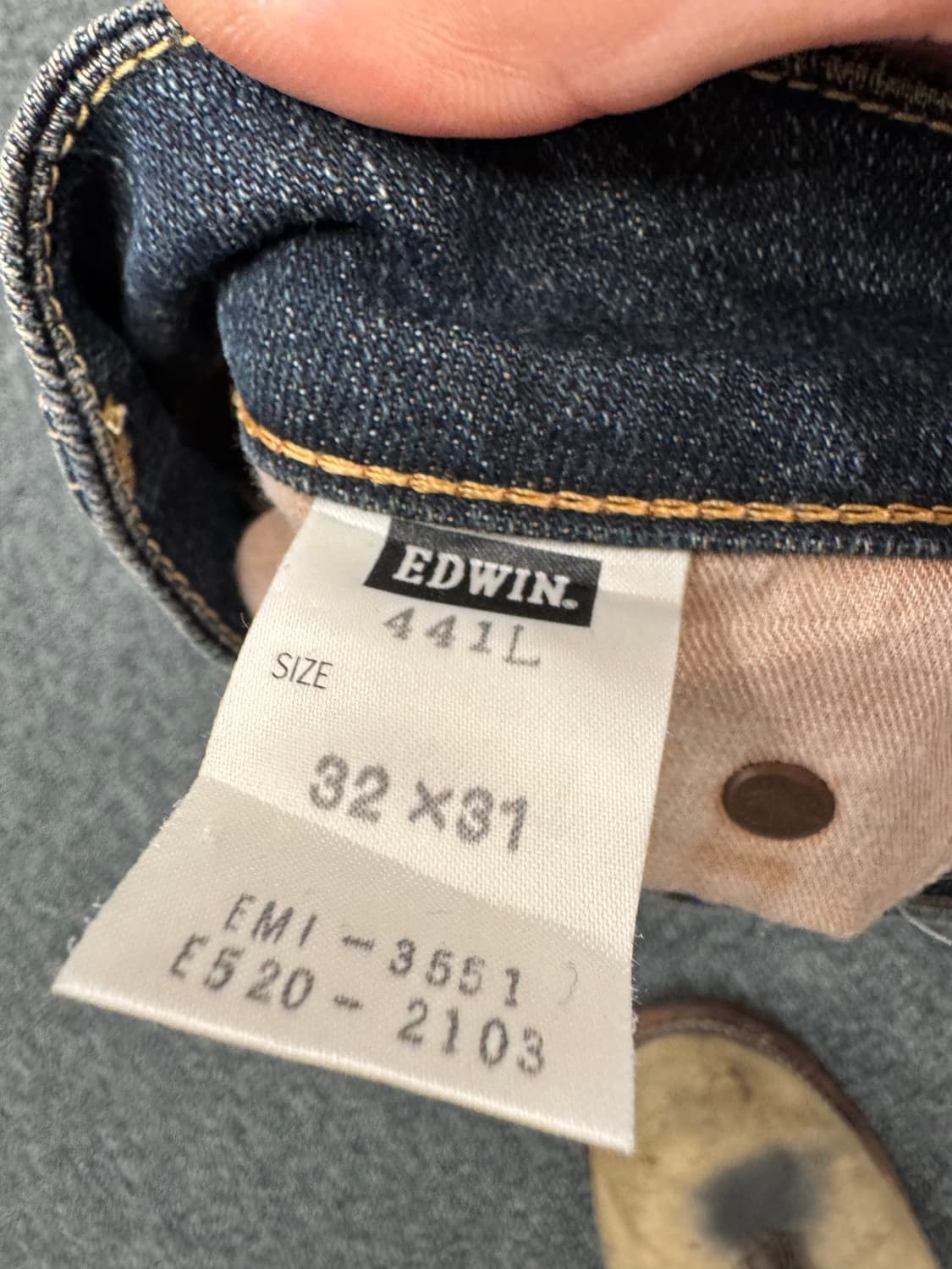 에드윈 441L 빈티지 부츠컷 데님팬츠 상품이미지3