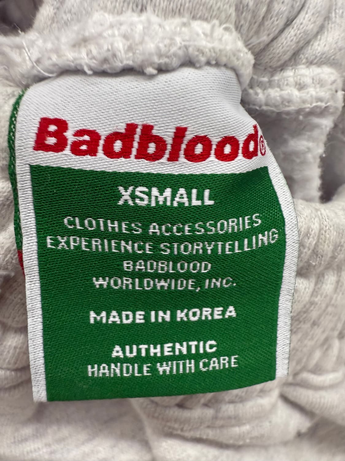 배드블러드 로고 투웨이 조거팬츠 XS 상품이미지3