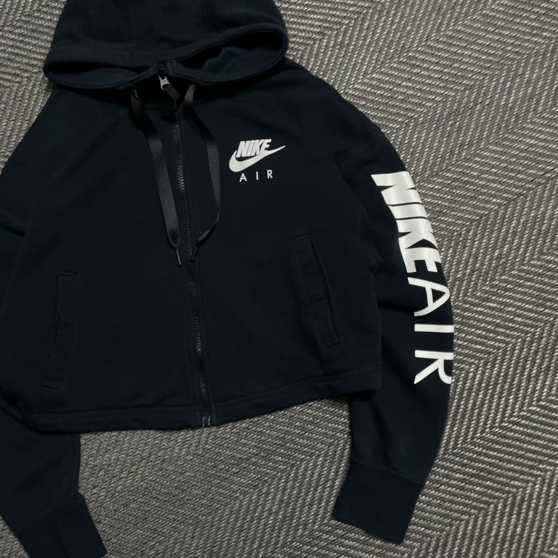 나이키 에어 우먼스 크롭 후드 집업o 5117 상품이미지2