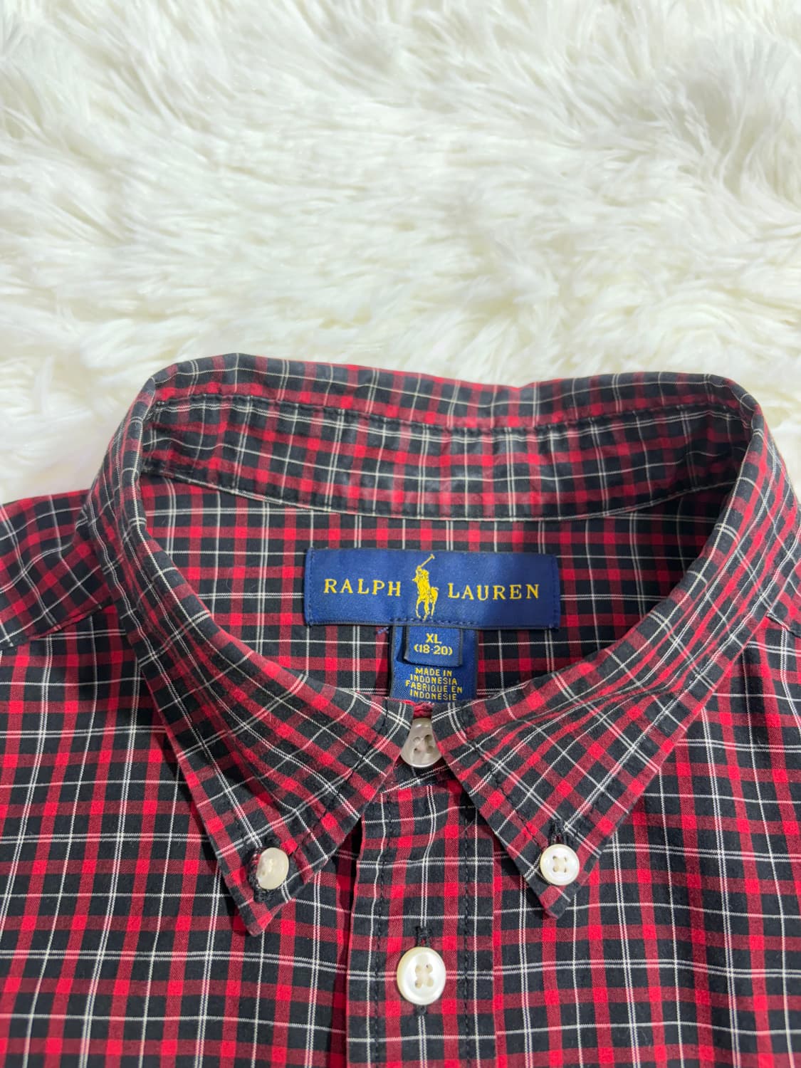 폴로 랄프로렌 레드포니 체크셔츠  상품이미지5