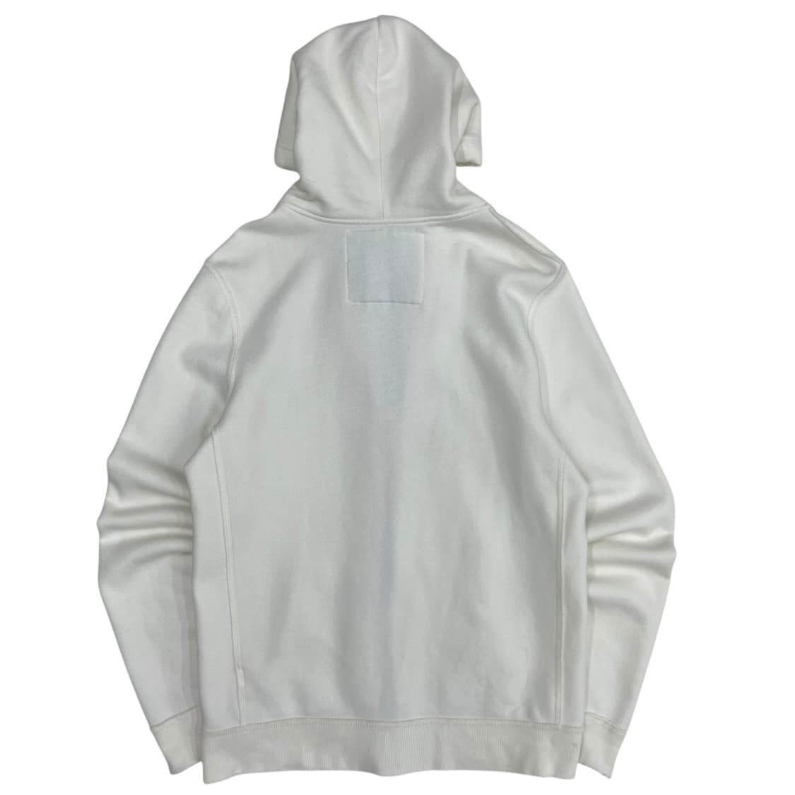 아베크롬비 센터로고 화이트 후드집업 L 상품이미지3