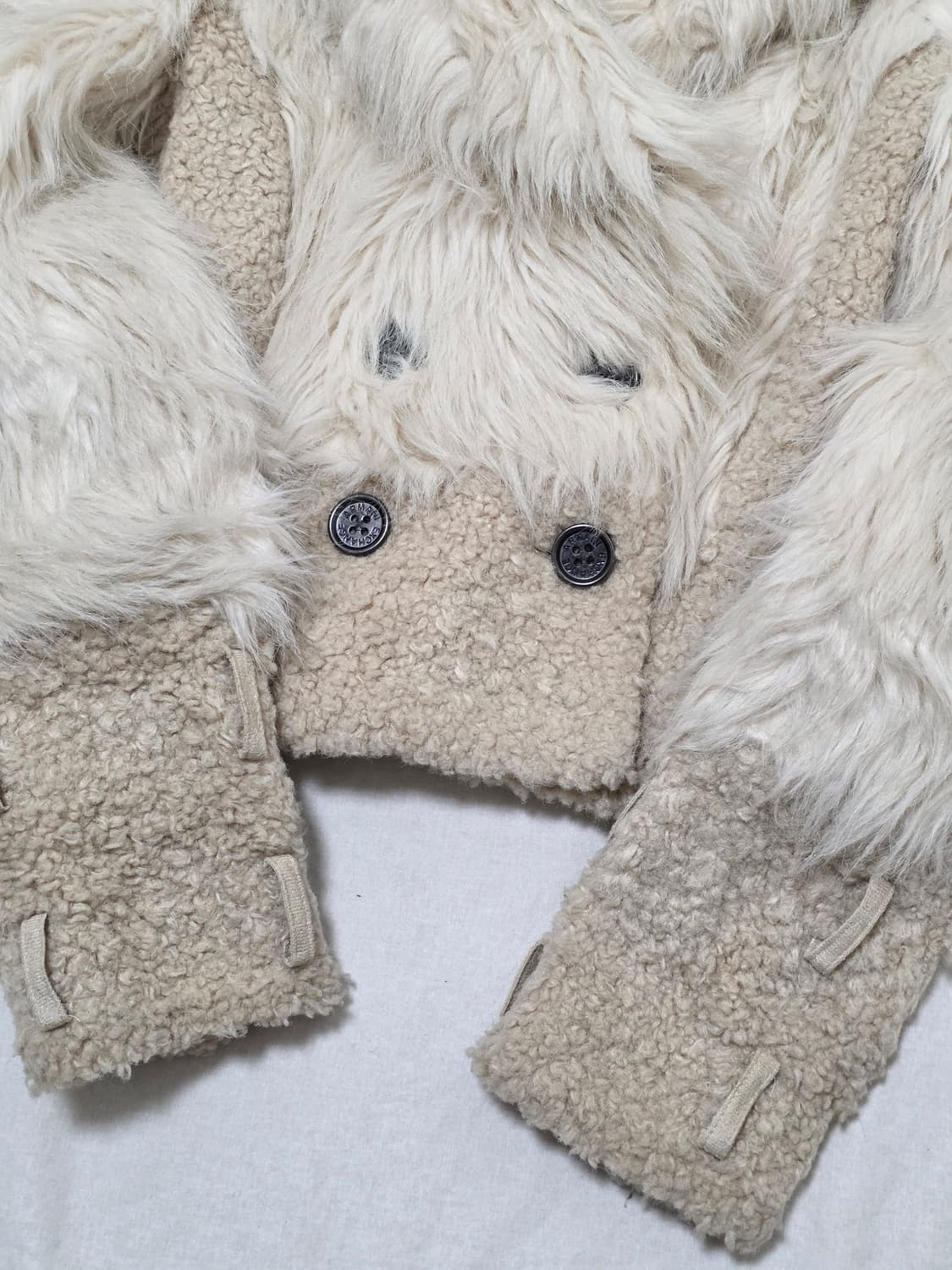 AX 아르마니 익스체인지 퍼 자켓 빈티지 상품이미지3