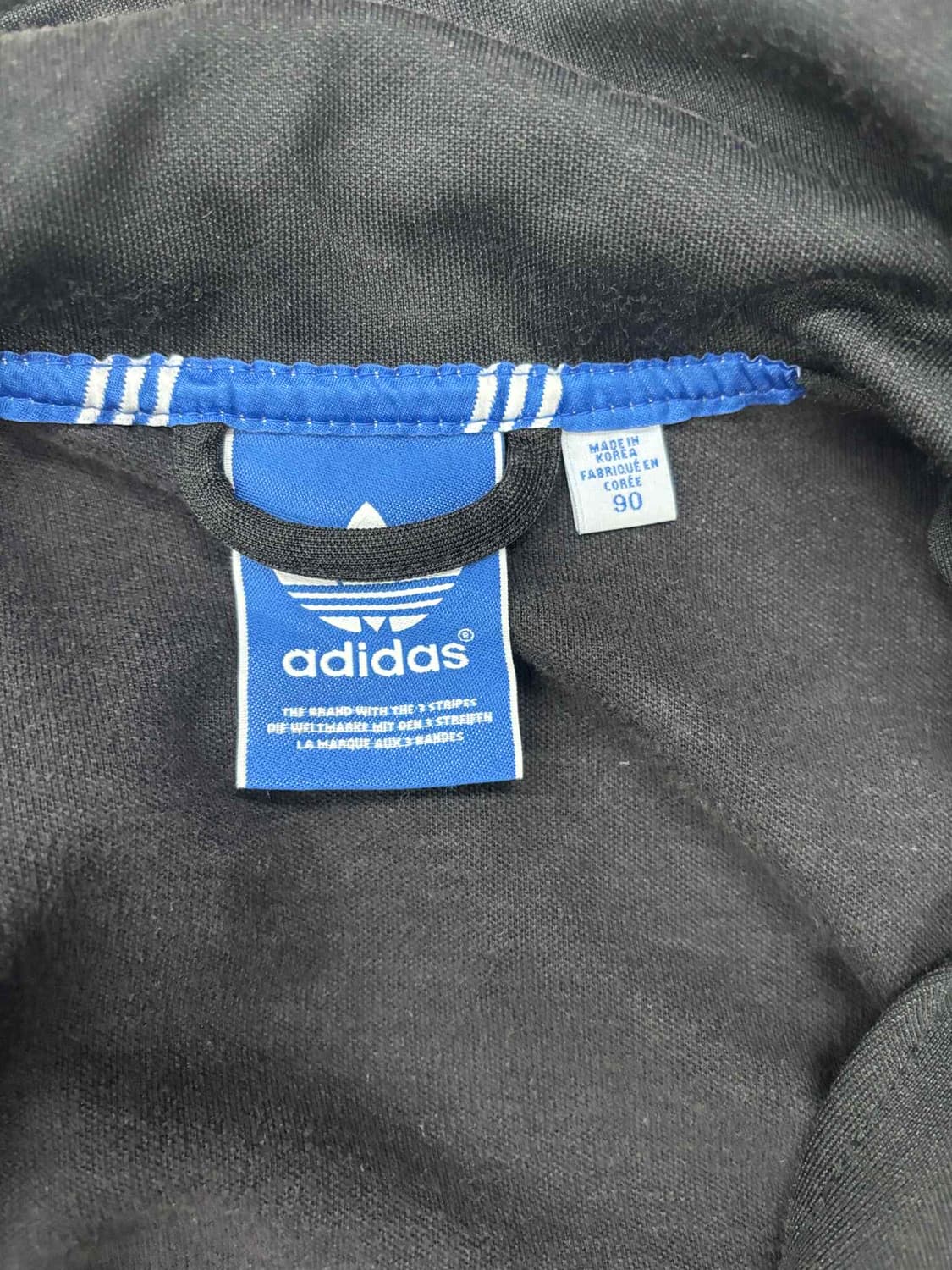 아디다스 블랙 유로파 걸즈 카즈하 트랙탑 희귀져지(90) 상품이미지4