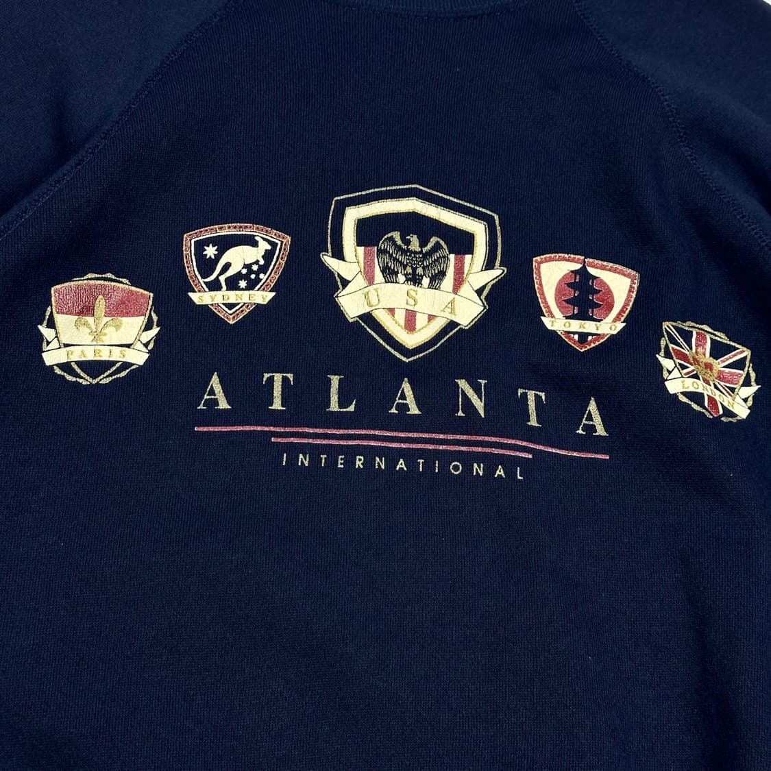 VTG 빈티지 USA 독수리 네이비 맨투맨 (XXL) 상품이미지3