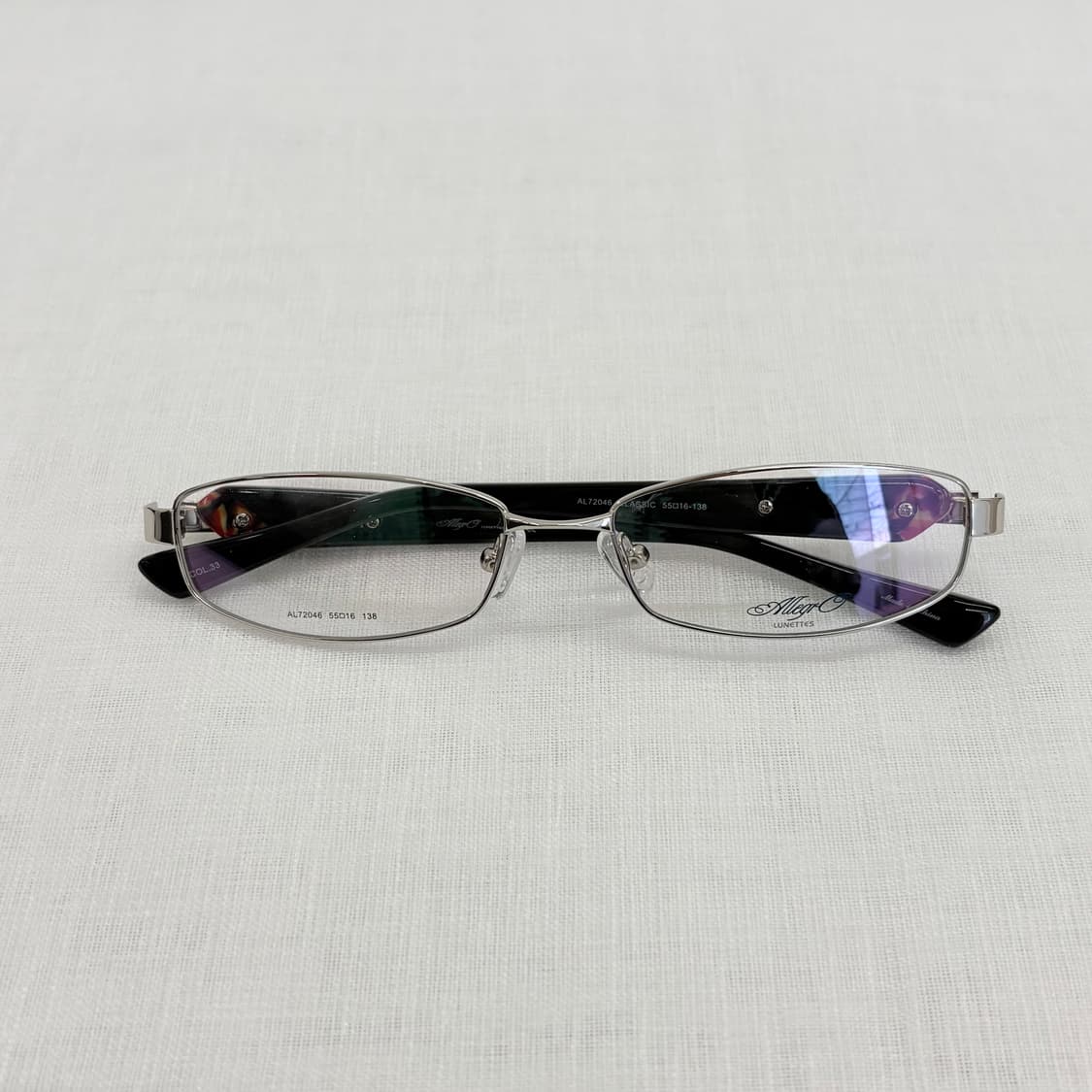 ALLEGRO 알레그로 실버 스퀘어 빈티지안경 상품이미지4
