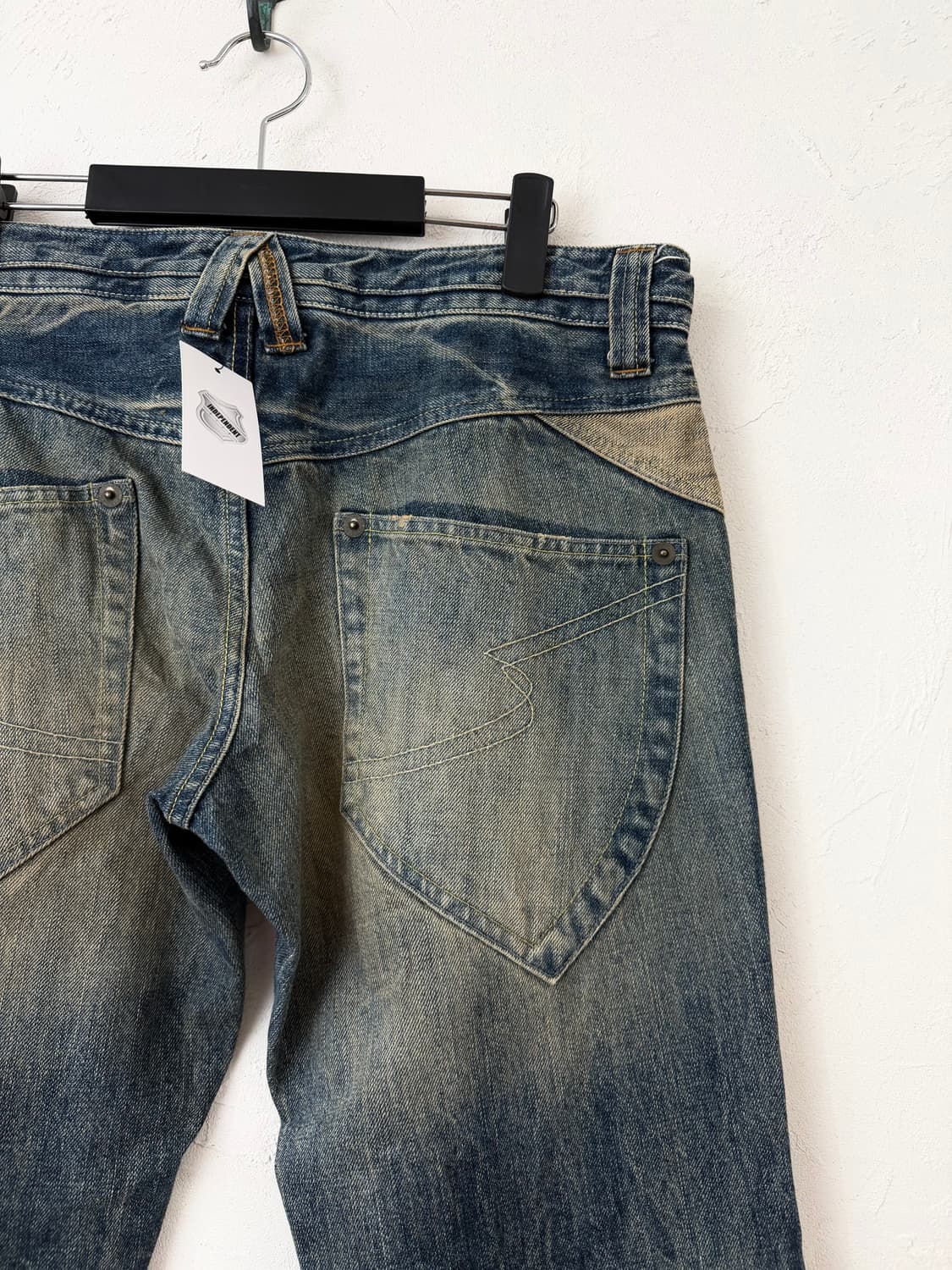 semanticdesign 워시드 부츠컷 진 (XL) 상품이미지4