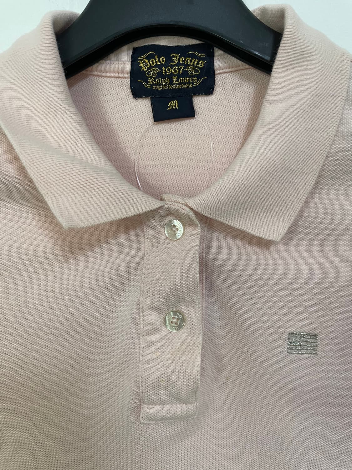 폴로진스 반팔 카라티 핑크 상품이미지4