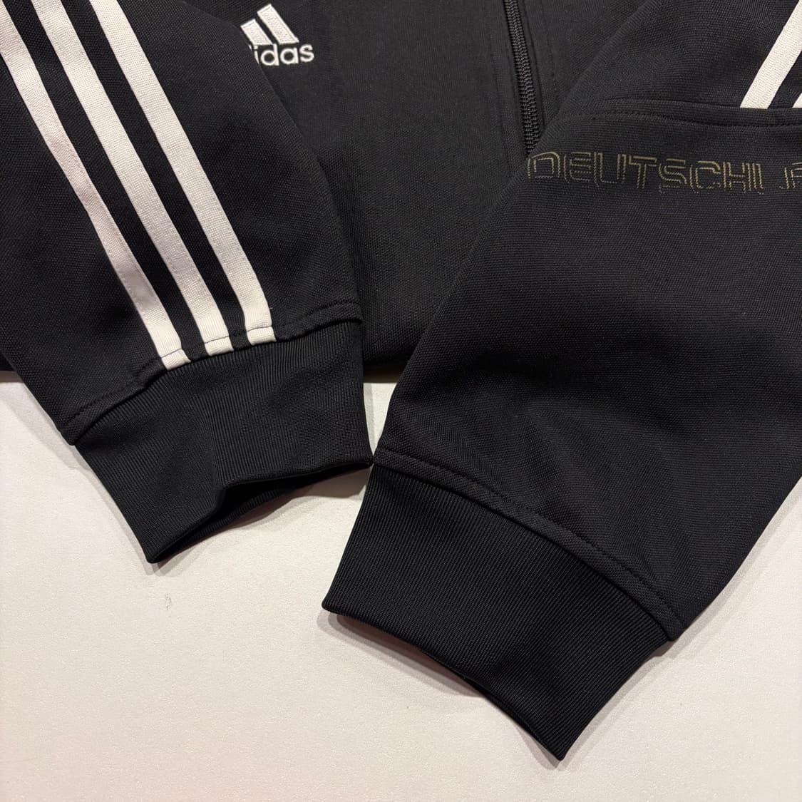 [2XL] 09s 아디다스 독일 축구 국가대표 트랙탑 블랙 져지 C844 상품이미지7