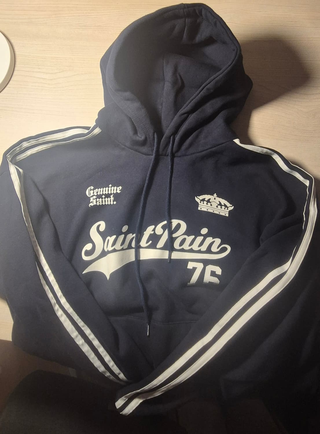 세인트페인 팀 리그 후드 네이비 M 상품이미지1