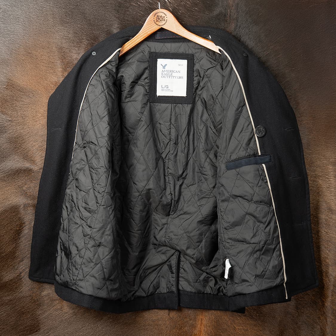 [105] 00s 아메리칸 이글 울 블렌드 미해군 피코트  상품이미지10