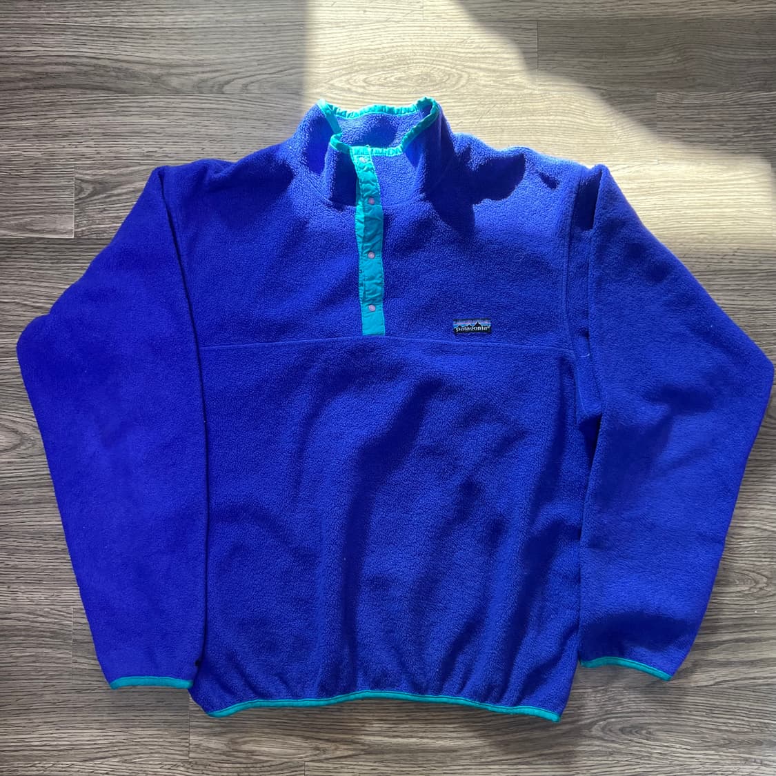 USA Made 80s 파타고니아 신칠라 퍼플 플리스 리듬 딥파일 뤡코즈 상품이미지1