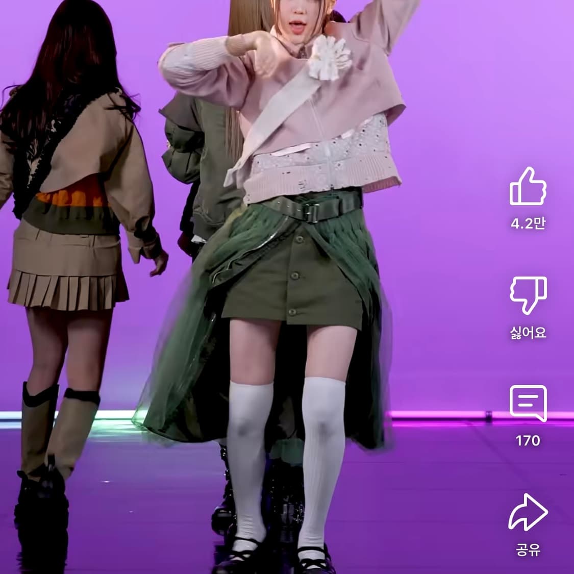 17aw 느와케이니노미야 꼼데가르송 레이어드 벨티드 튤스커트 s 상품이미지4