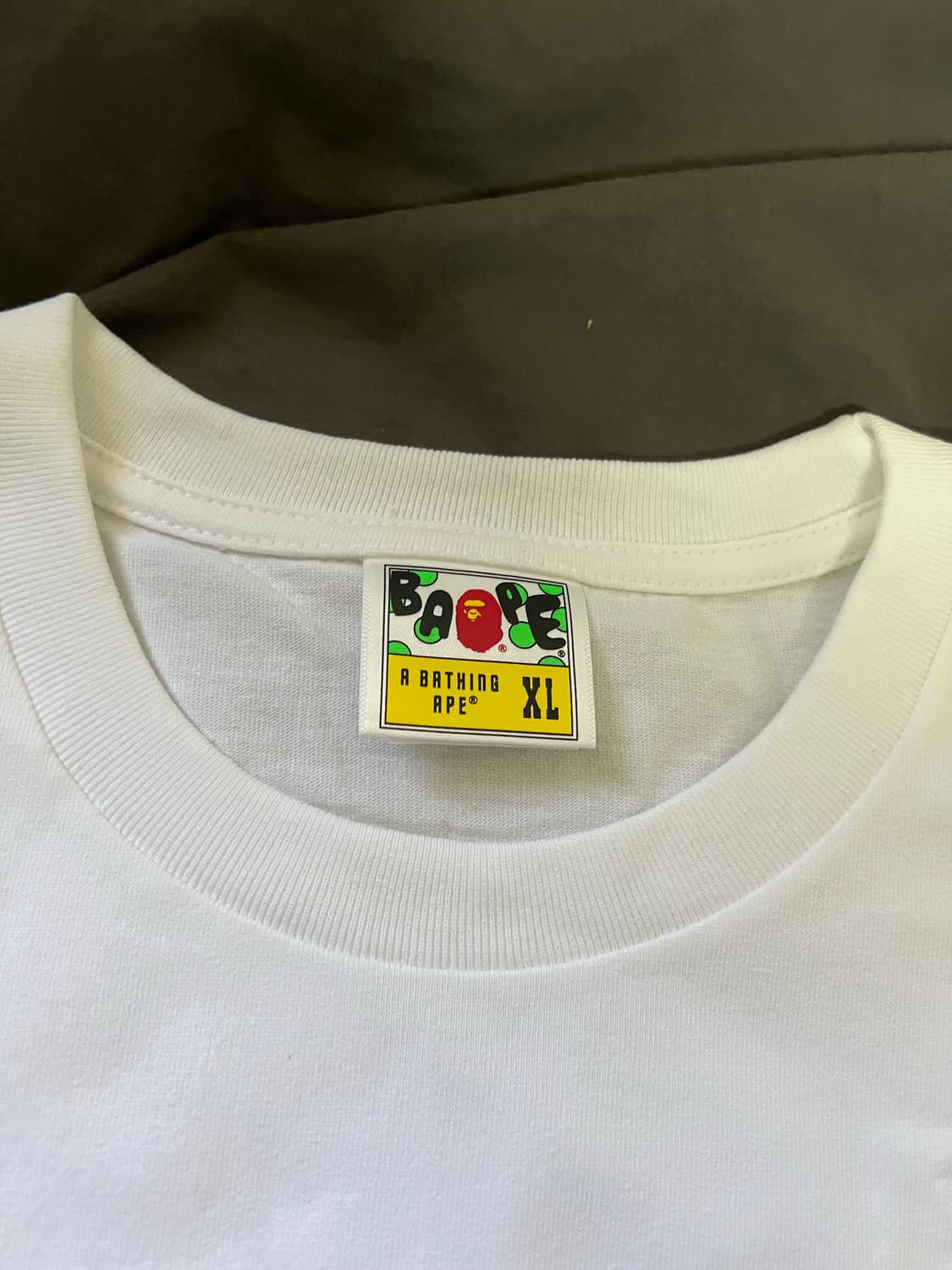 (XL) 베이프 베이비 마일로 샤크 화이트 블랙 새상품 상품이미지3