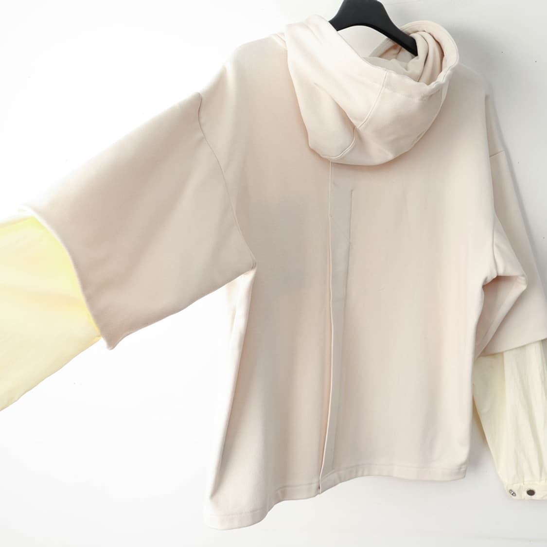 100/지오송지오 레이어드 후드티 상품이미지3