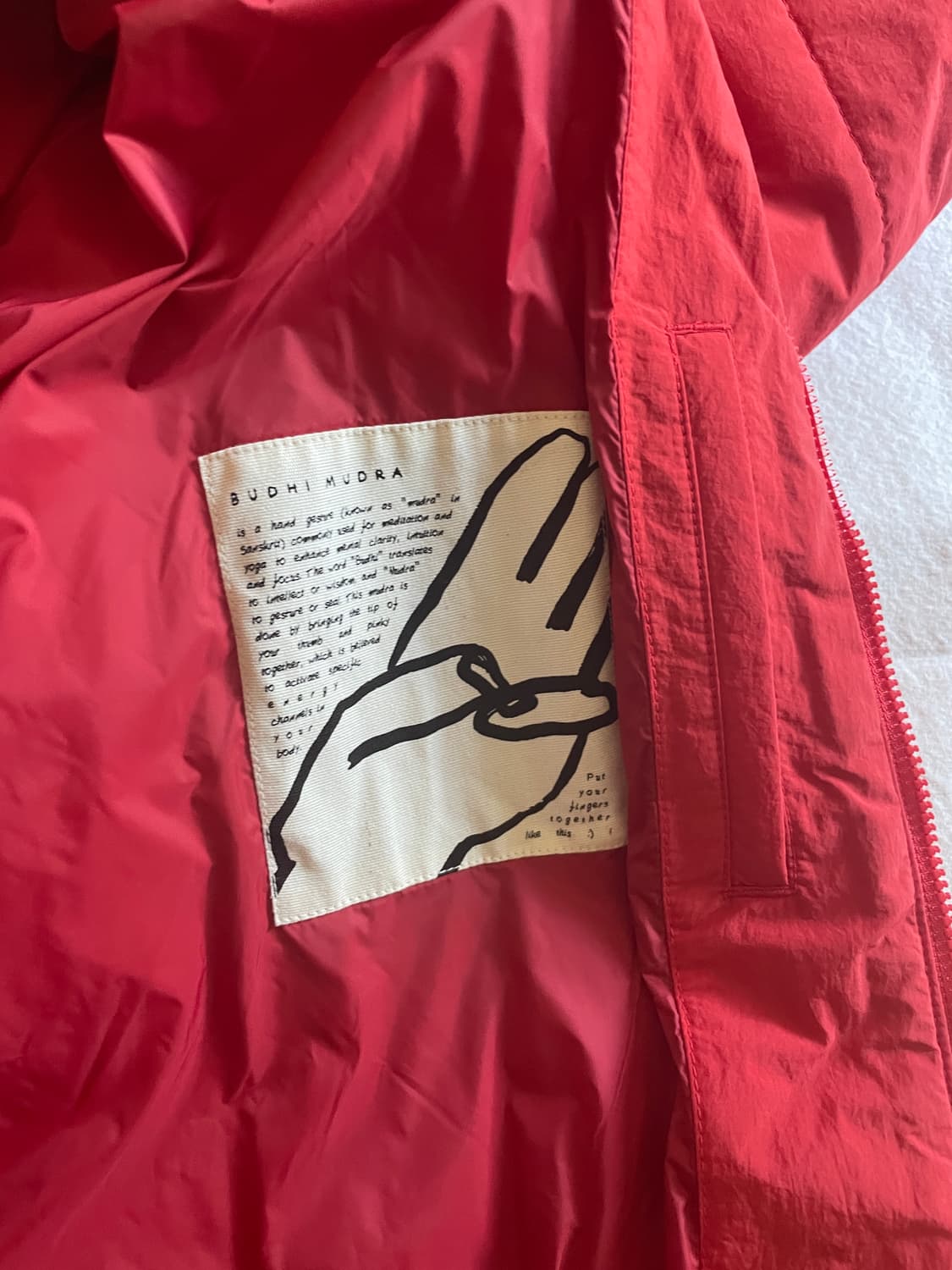 부디 무드라 숏패딩 미디움사이즈 상품이미지2