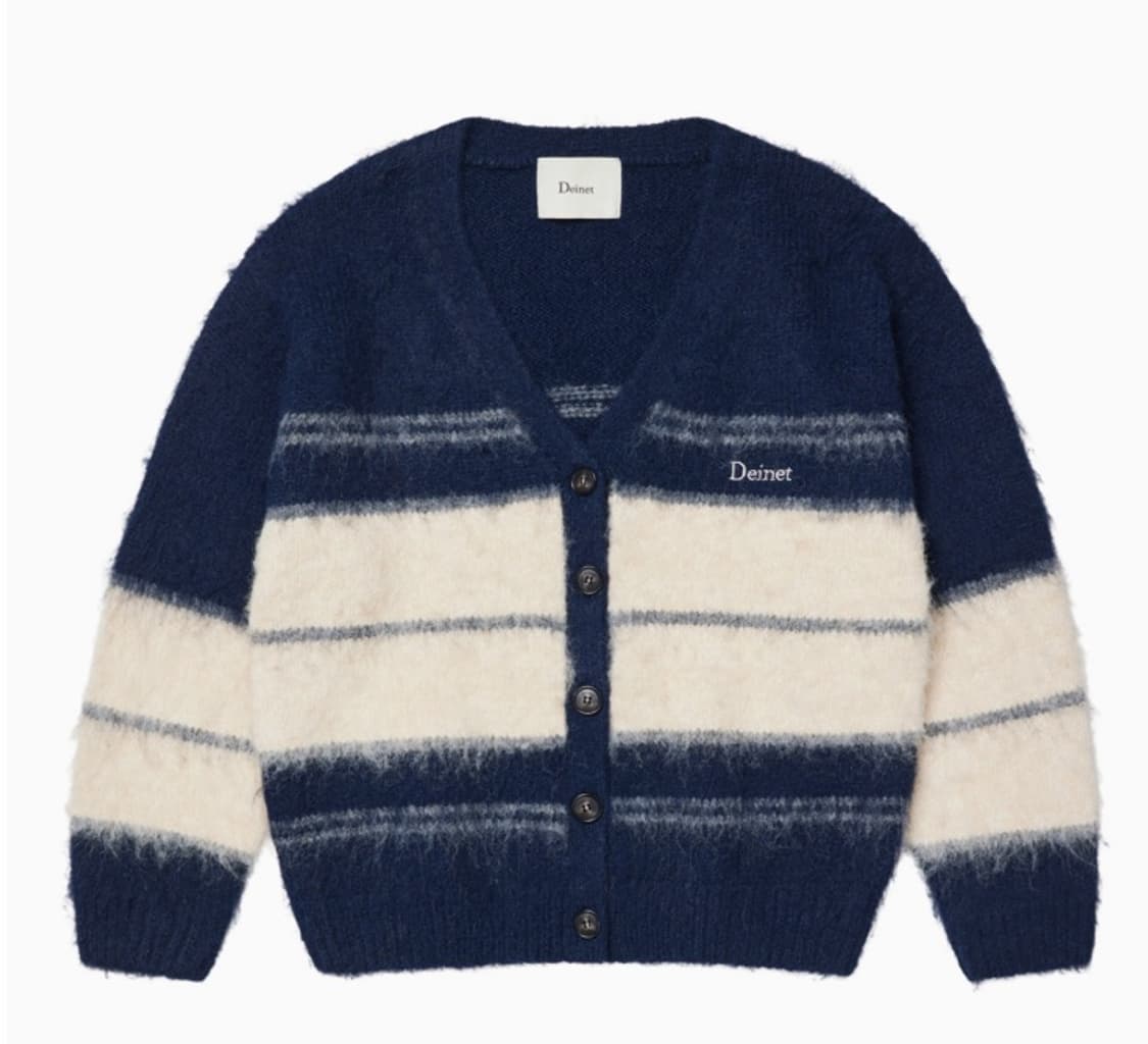 다이닛 울 가디건 wool blended stripe knit cardi 상품이미지1
