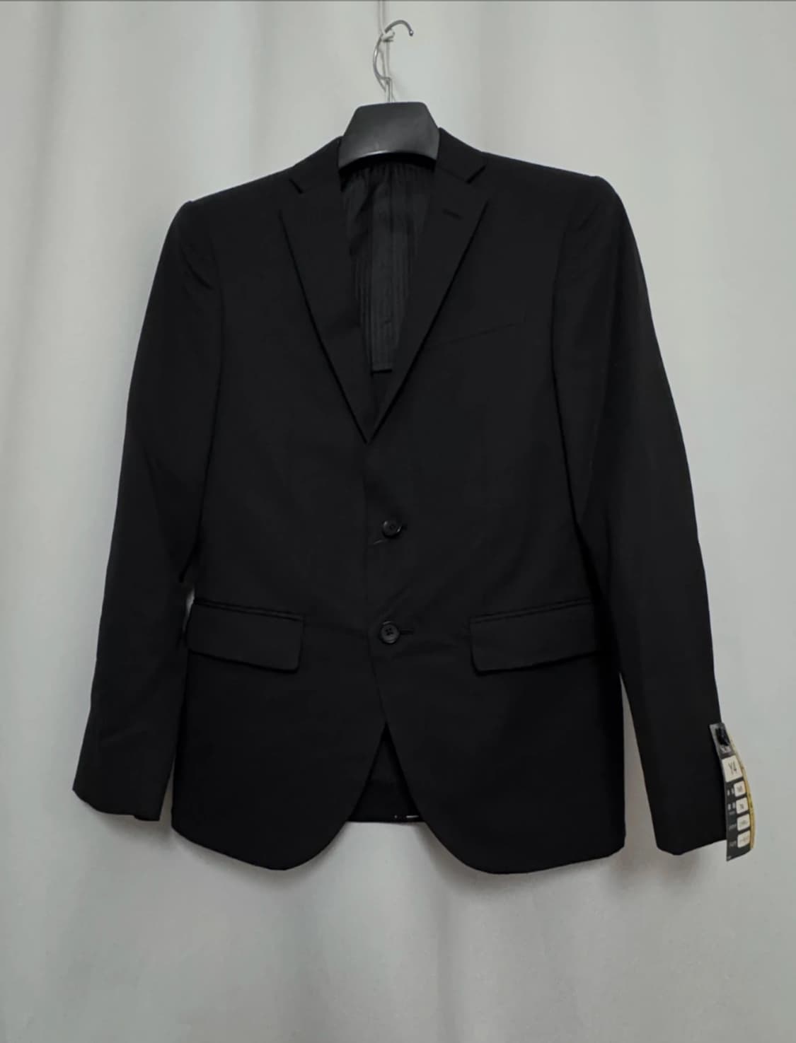 슬림핏 검정 정장 세트 새제품 상품이미지1