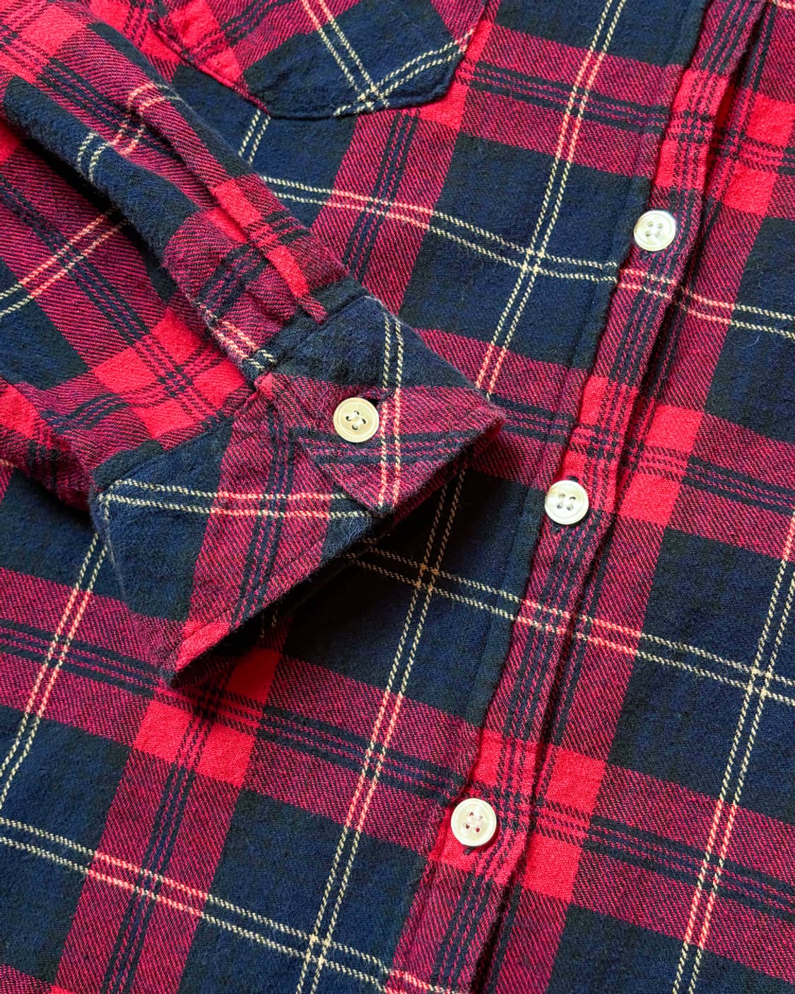 일본빈티지 BLUE STRIVE 체크셔츠 상품이미지3