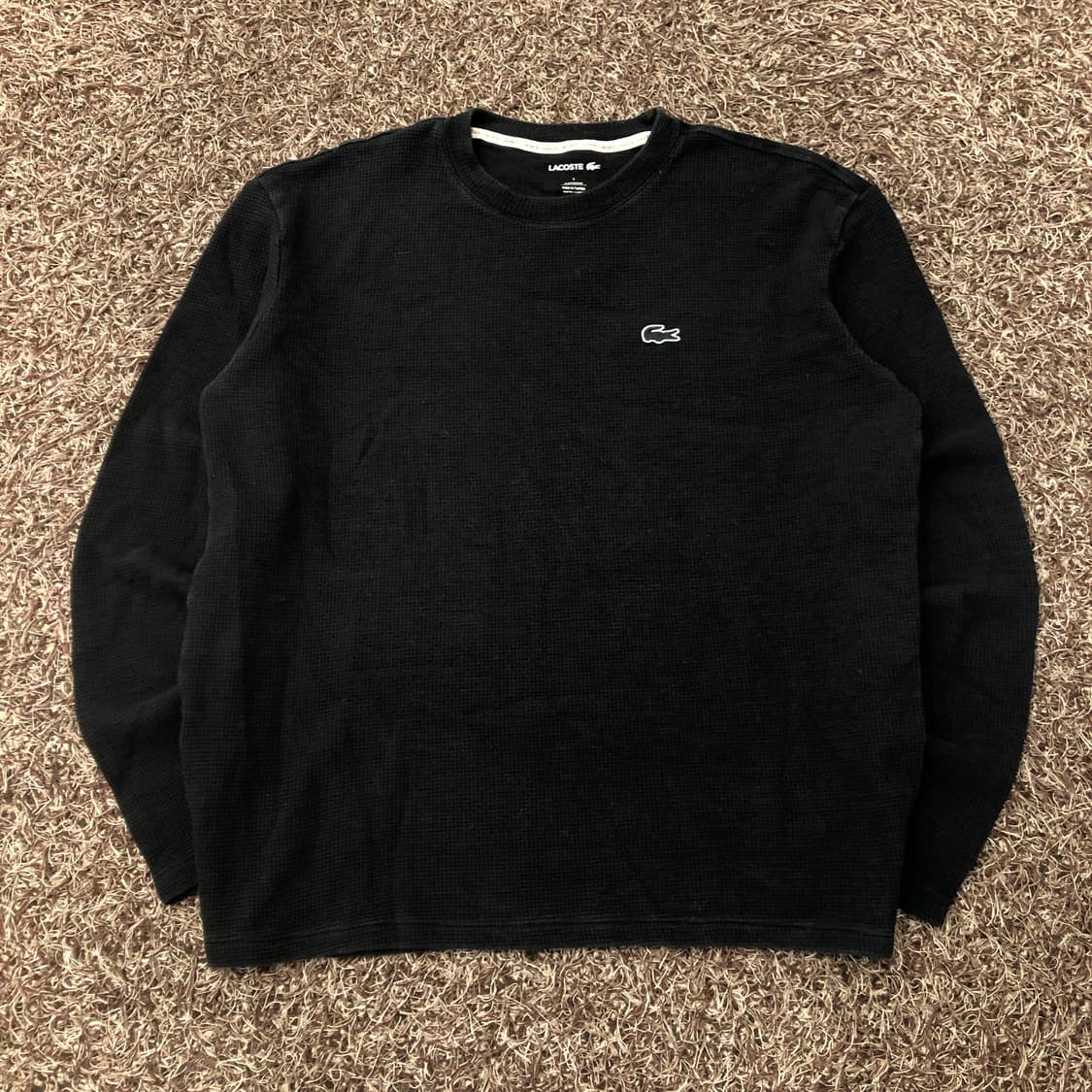 라코스테 와플 롱슬리브 긴팔 티셔츠 상품이미지2