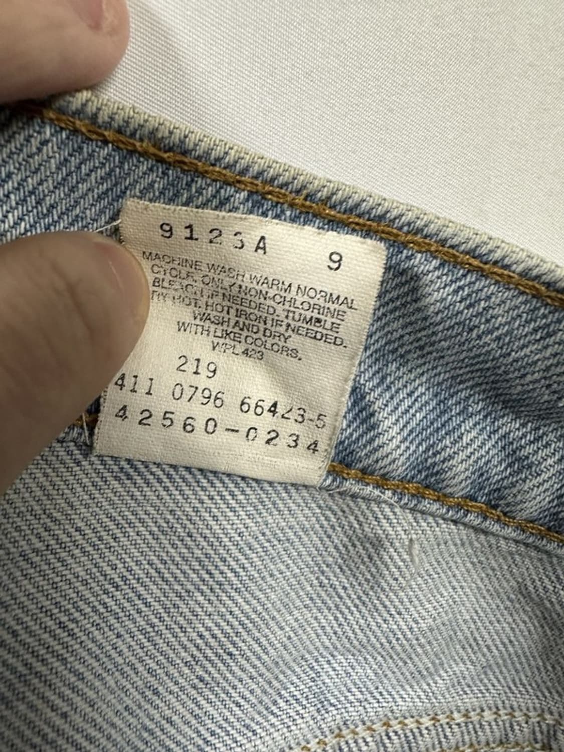 [W34L30] LEVI'S 리바이스560 90s 오렌지탭 빈티지 상품이미지8