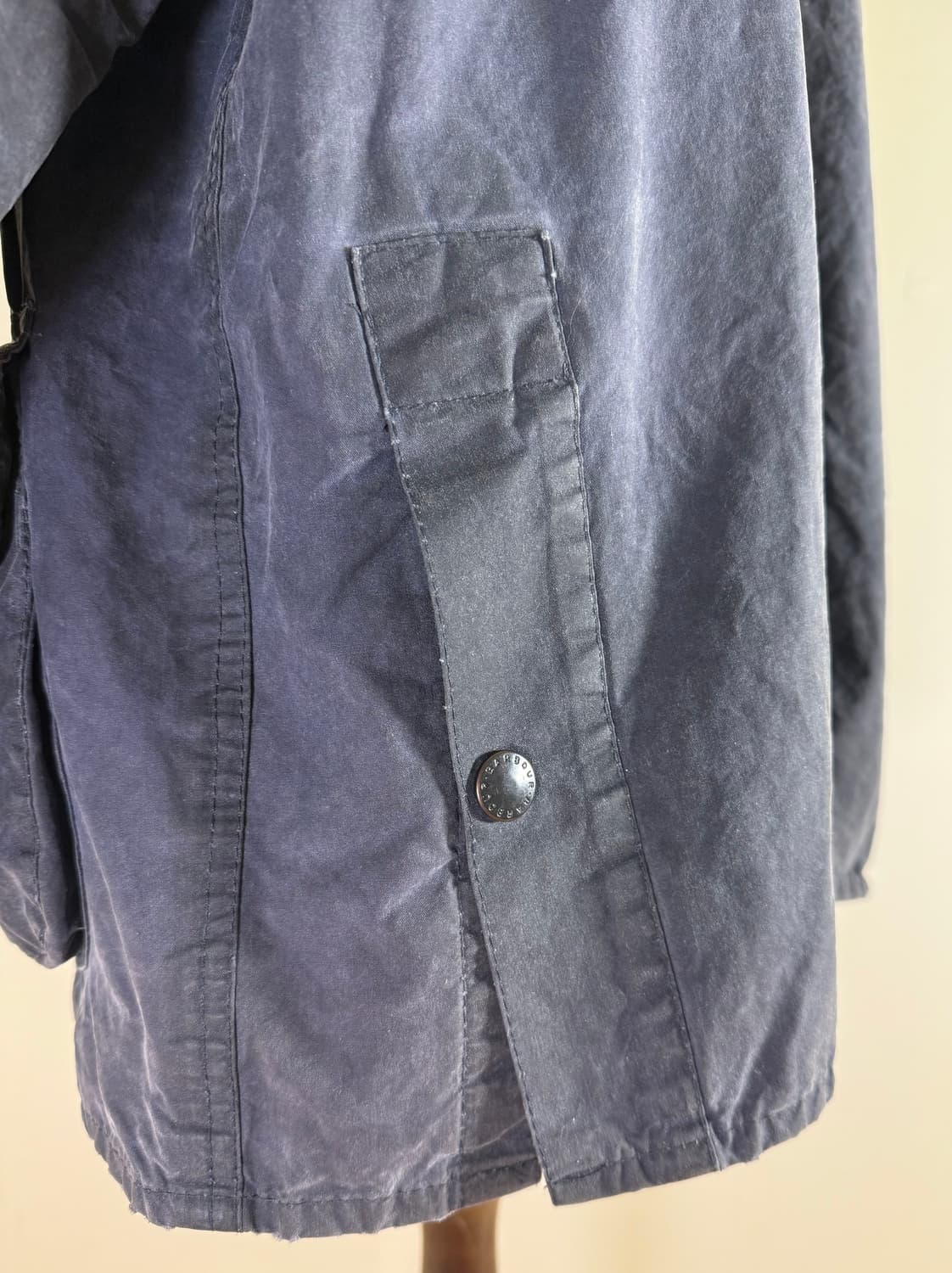 Barbour Bedale 왁스 자켓 네이비 C40 Made in Eng 상품이미지8