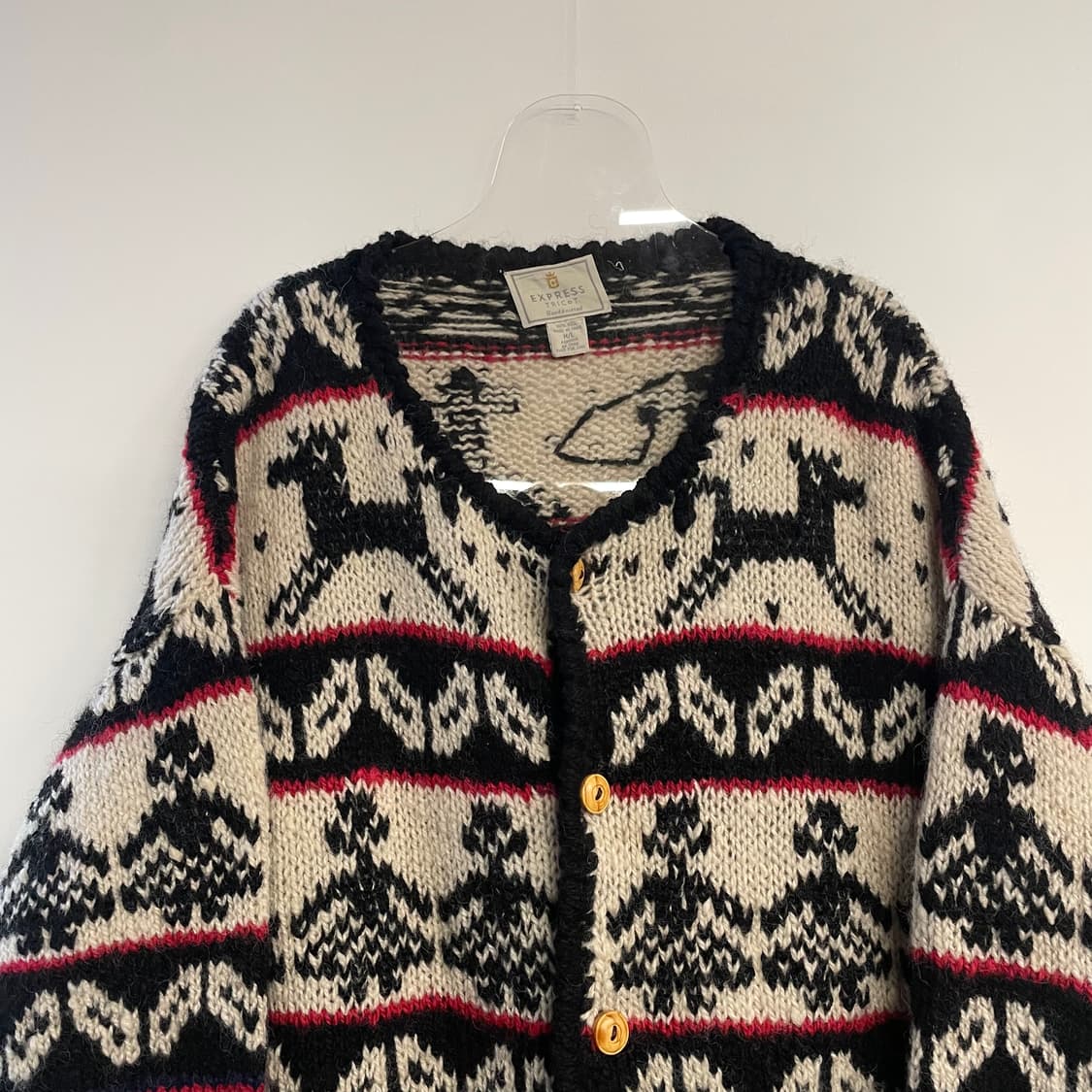 익스프레스 인디안 울 코위찬 가디건 상품이미지2