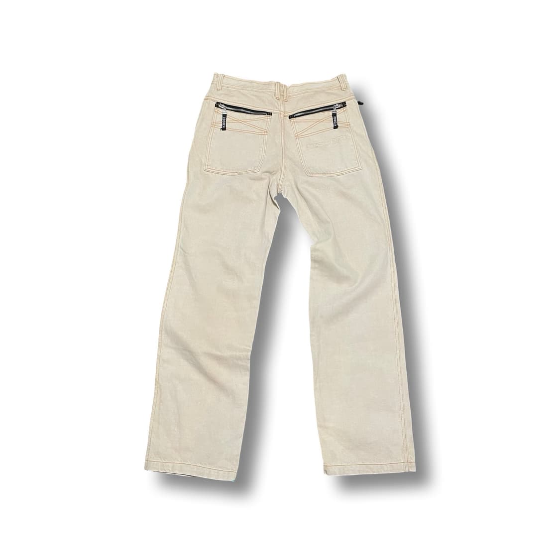 [33] KOOGI 빈티지 베이지 워싱 데님 팬츠 상품이미지6