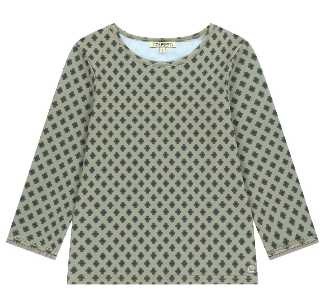 🍀코이세이오 플라워 카프리 슬리브-라이트 카키🍀 상품이미지2