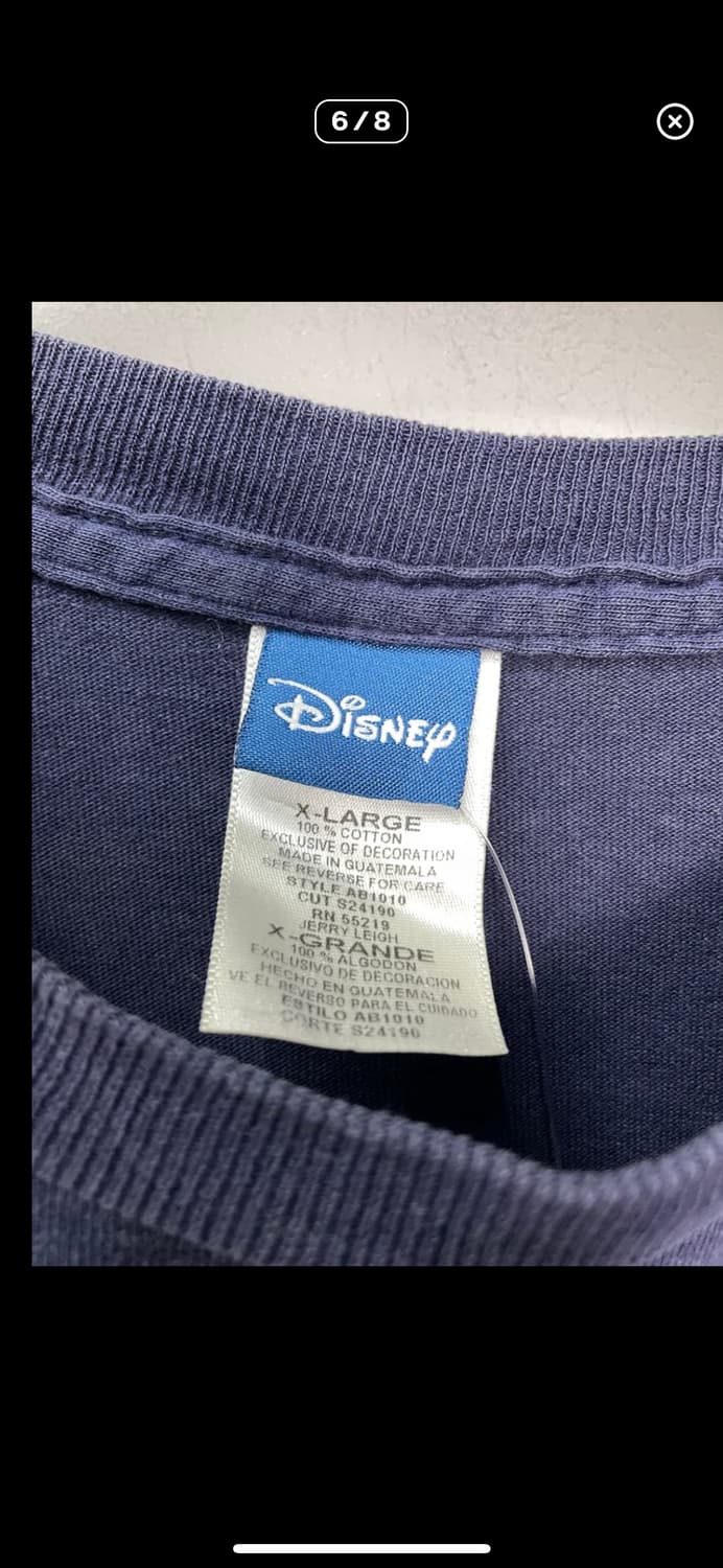 디즈니 빈티지 2007 프린팅 반팔 A2468 상품이미지6