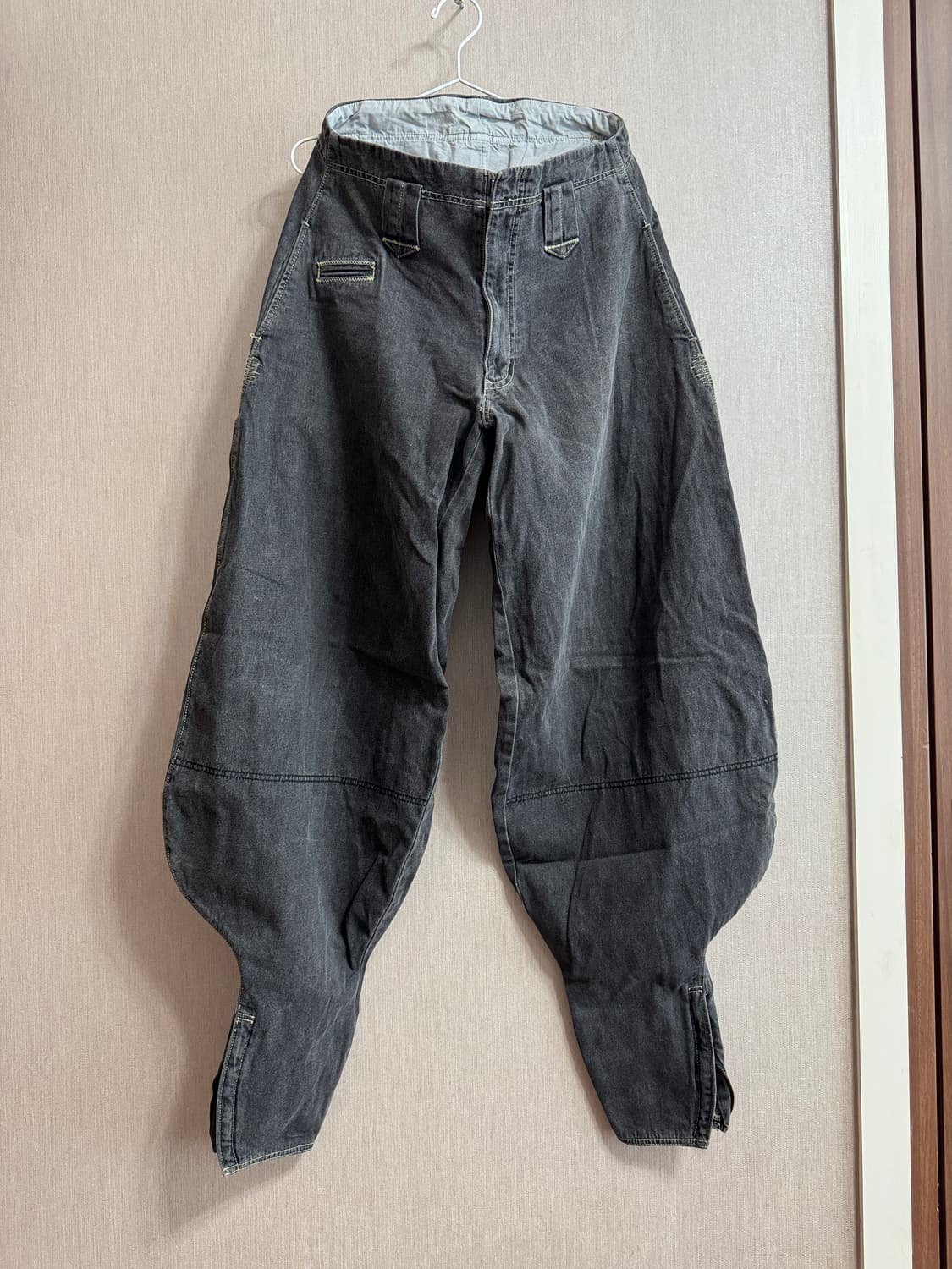빈티지 조거 항아리 팬츠 오버핏 사이즈 2 상품이미지1